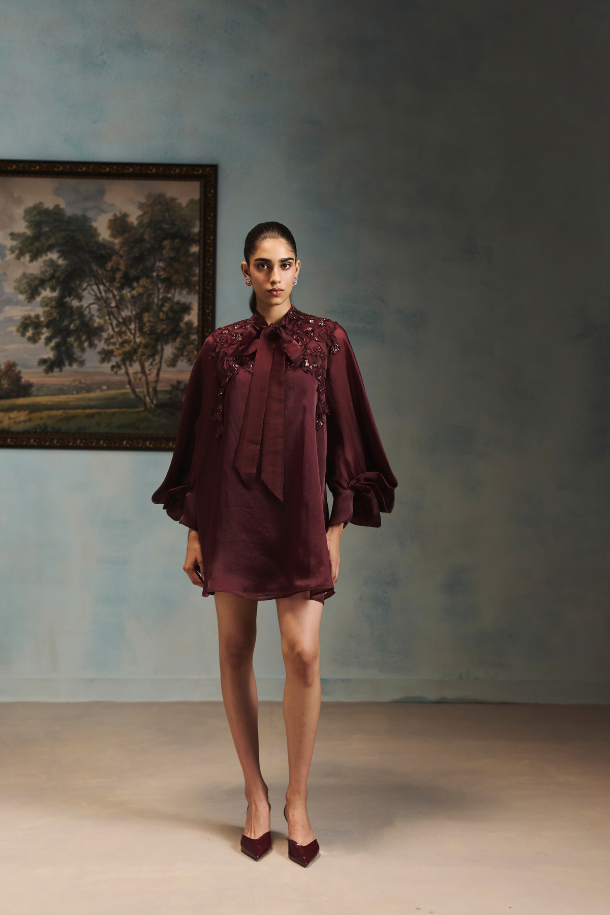 Veinna Mulberry Dress