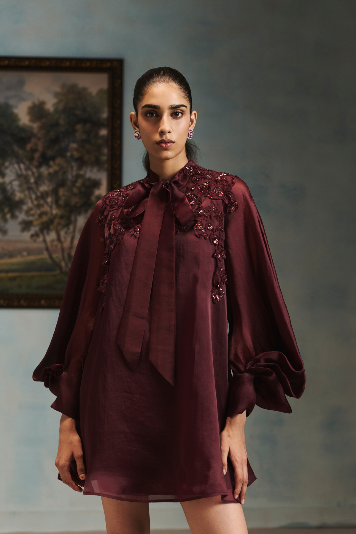 Veinna Mulberry Dress