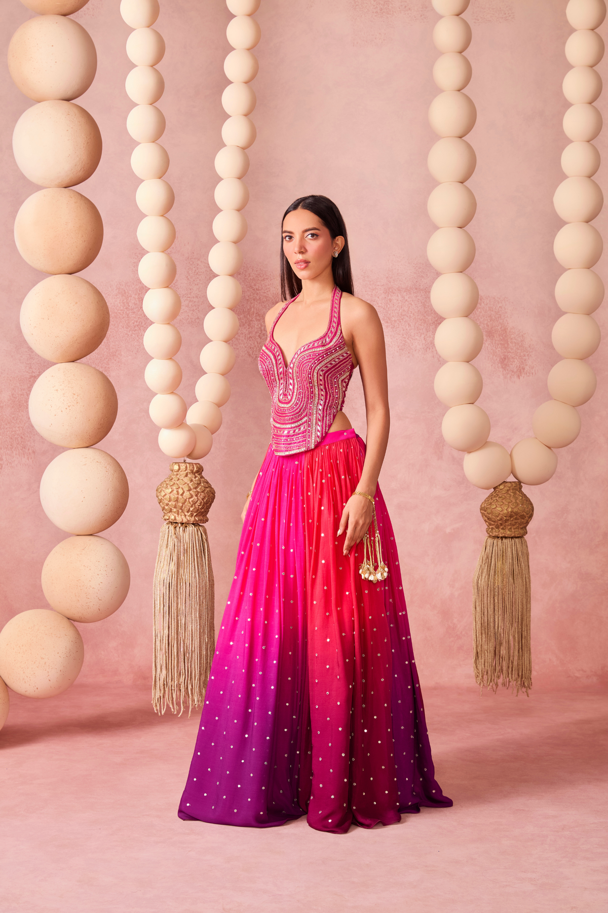 Jugnu Ombre Lehenga