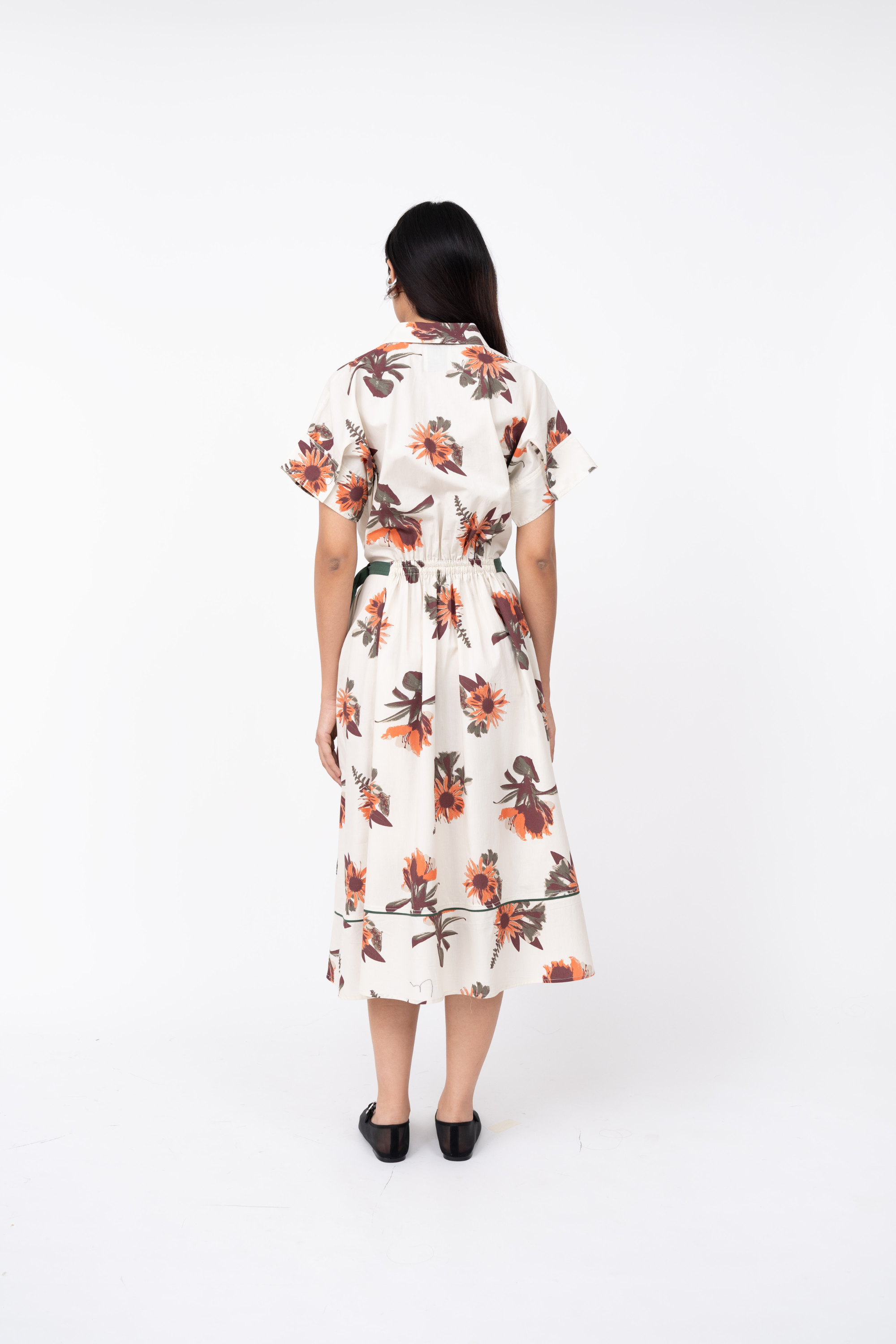 Bouquet Print Tong Dress