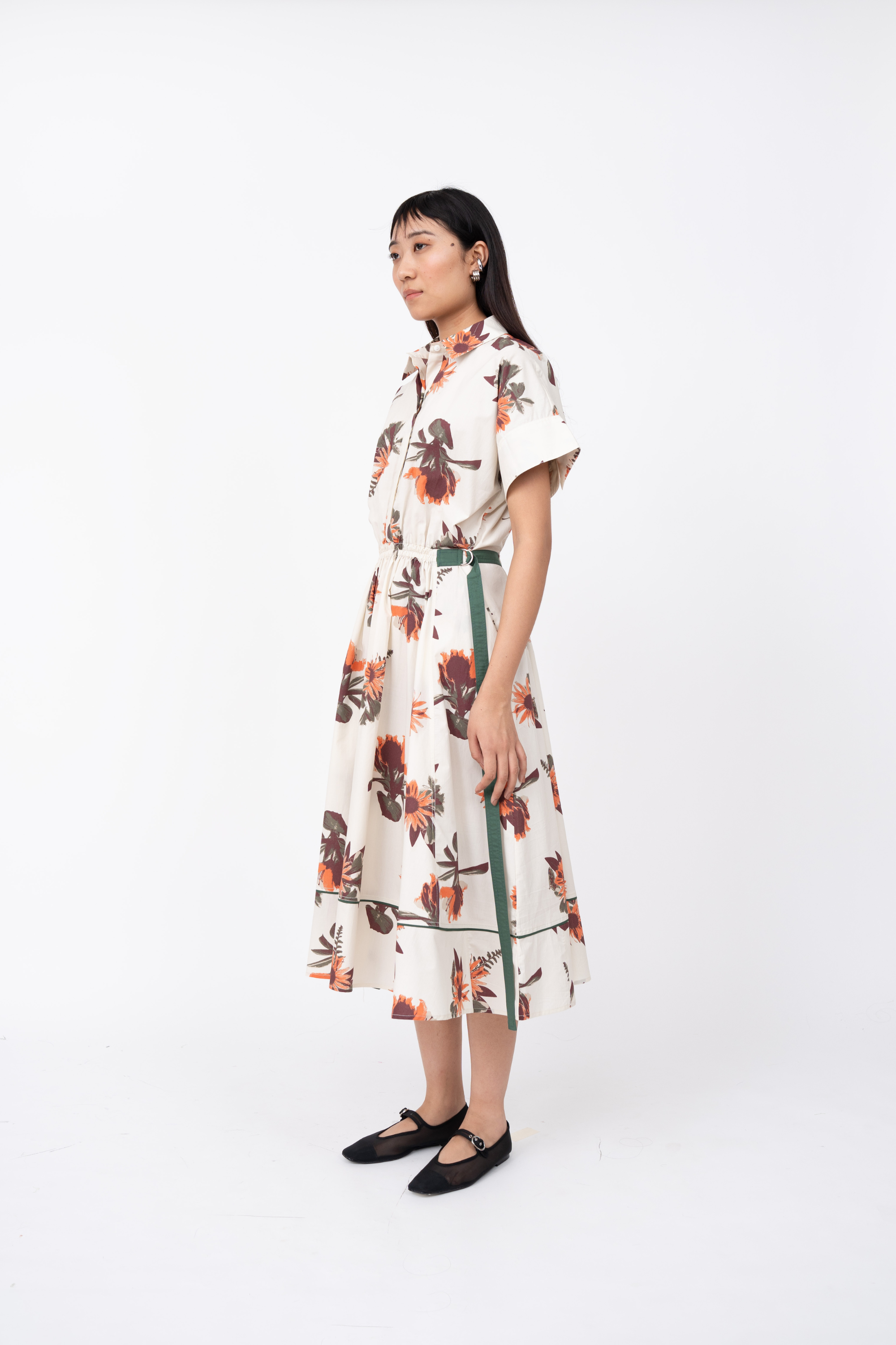 Bouquet Print Tong Dress