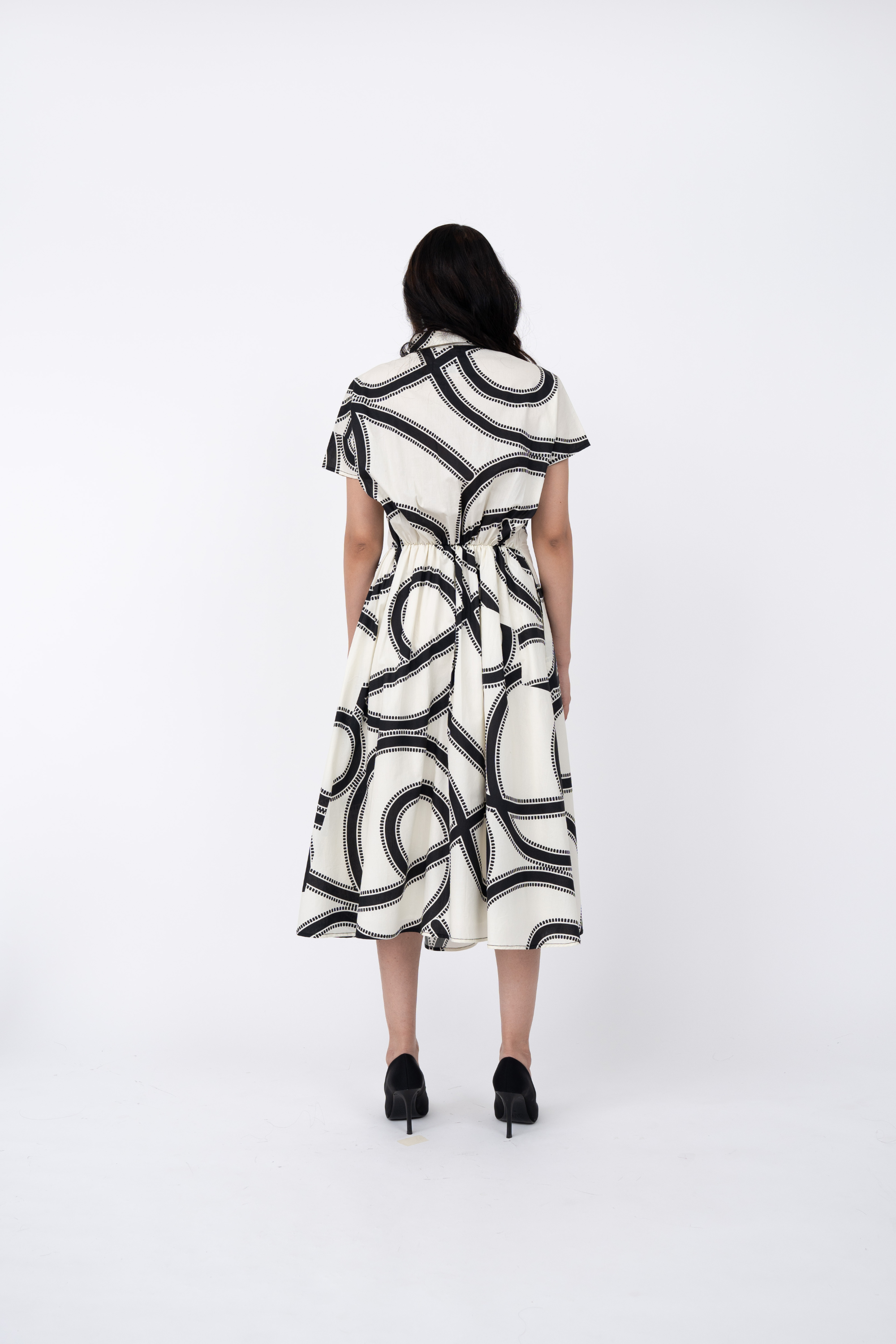 Swrill Print Wrap Dress