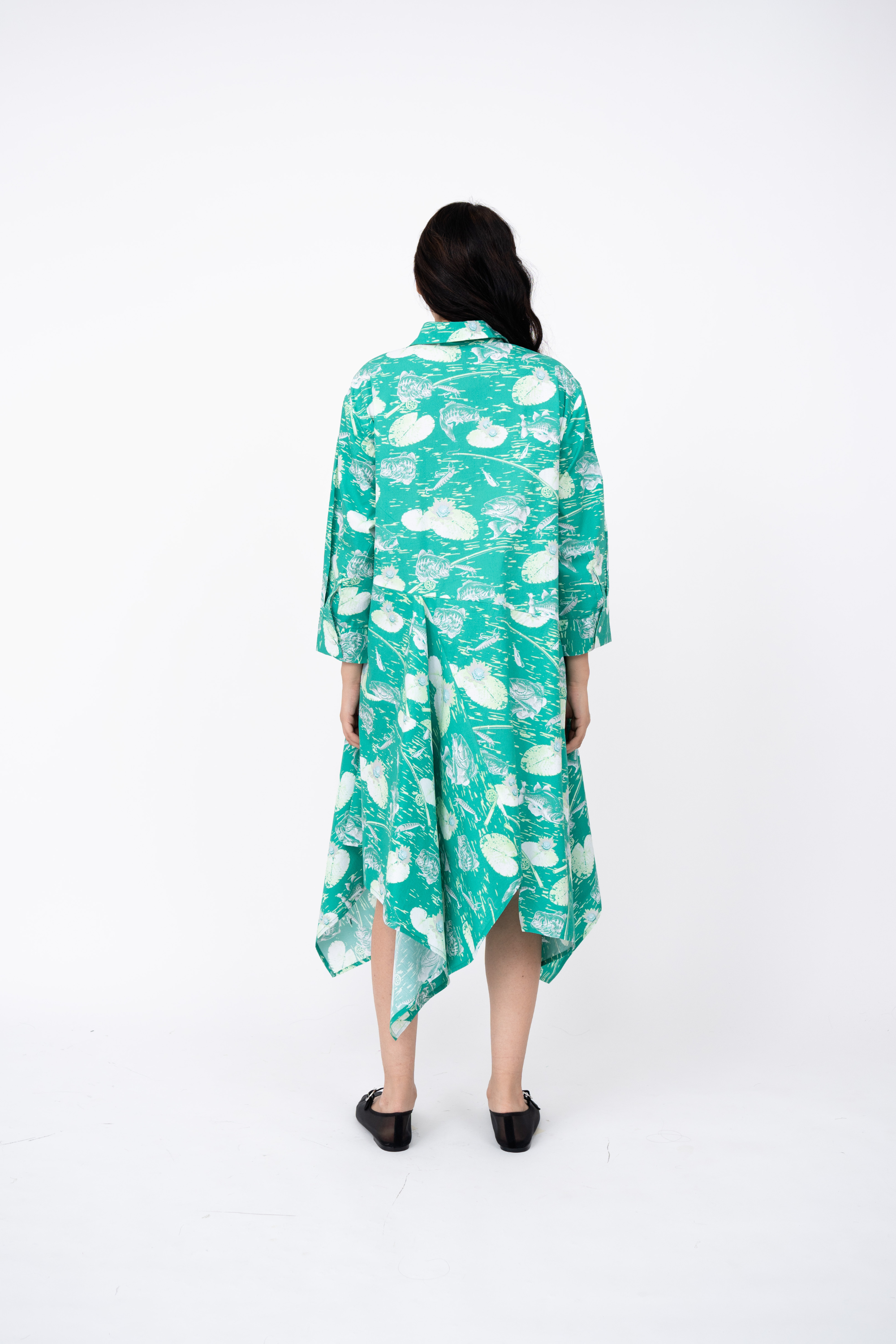 Fisherman Print New Hanker Dress