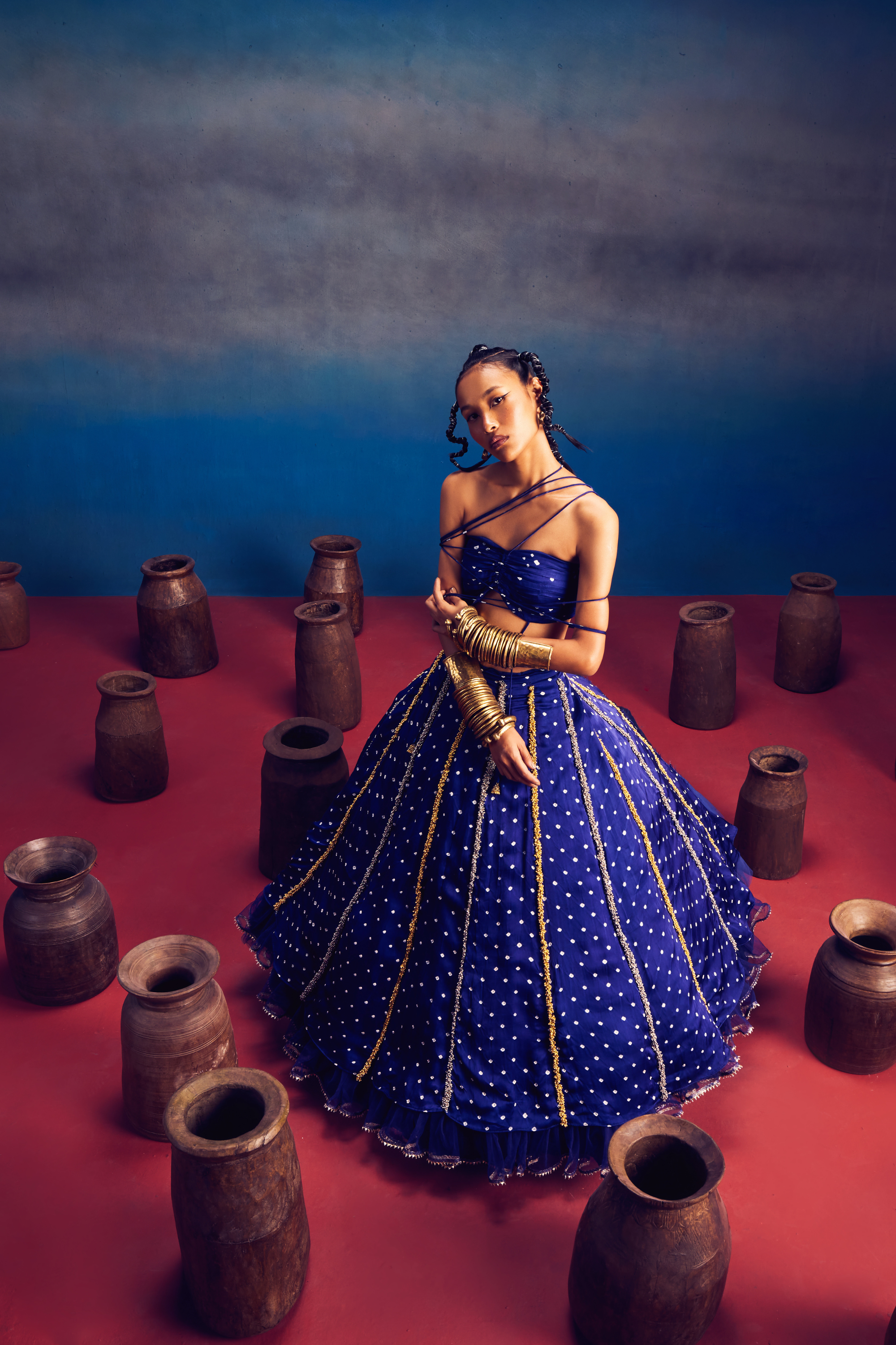 Aparna Blue Lehenga