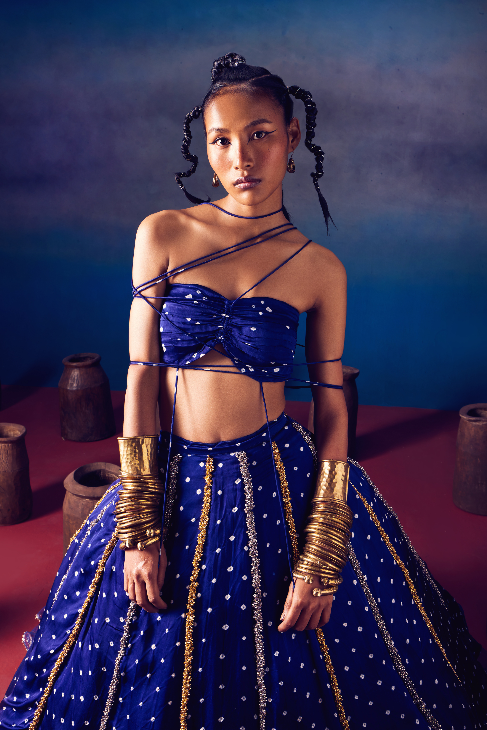 Aparna Blue Lehenga