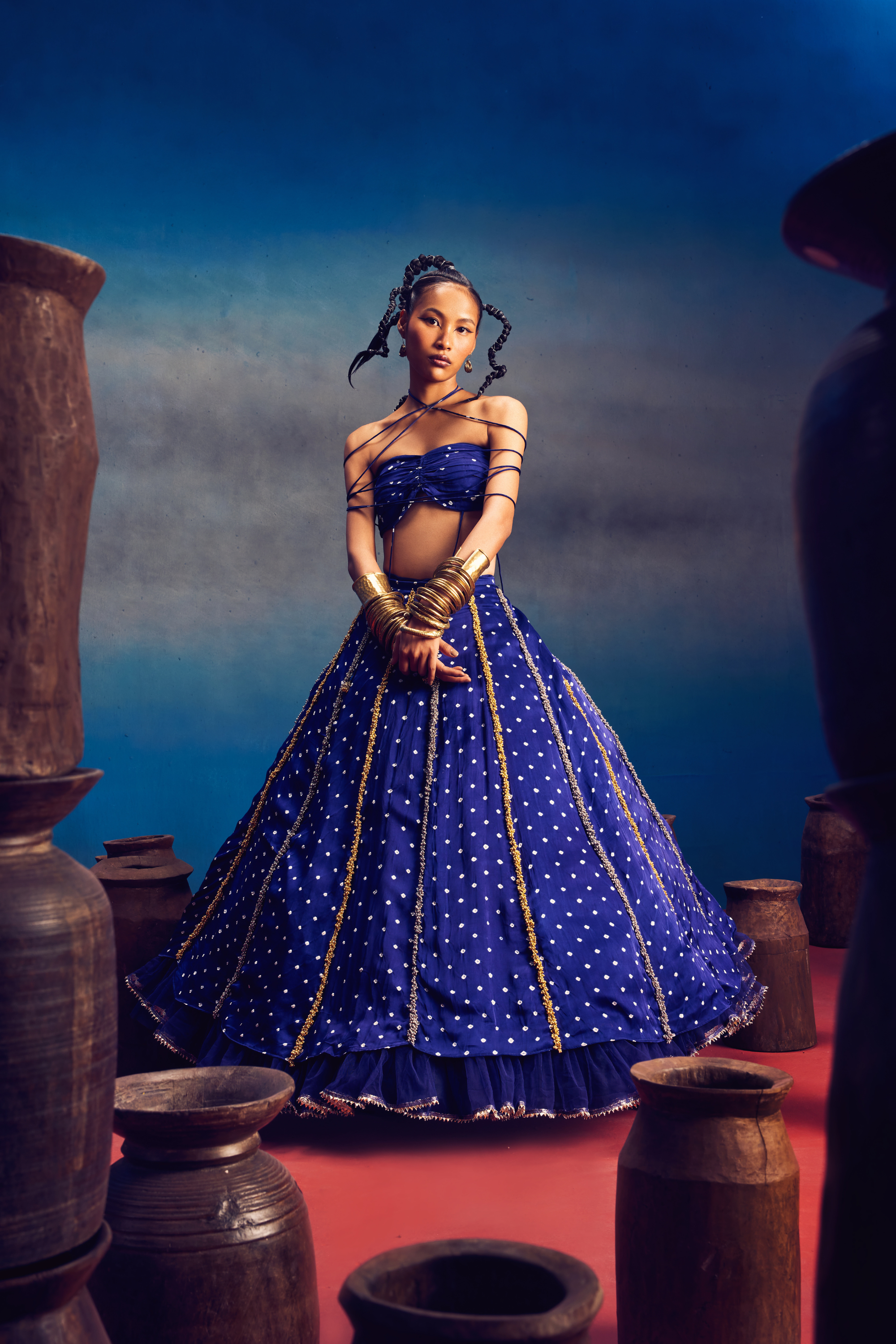 Aparna Blue Lehenga