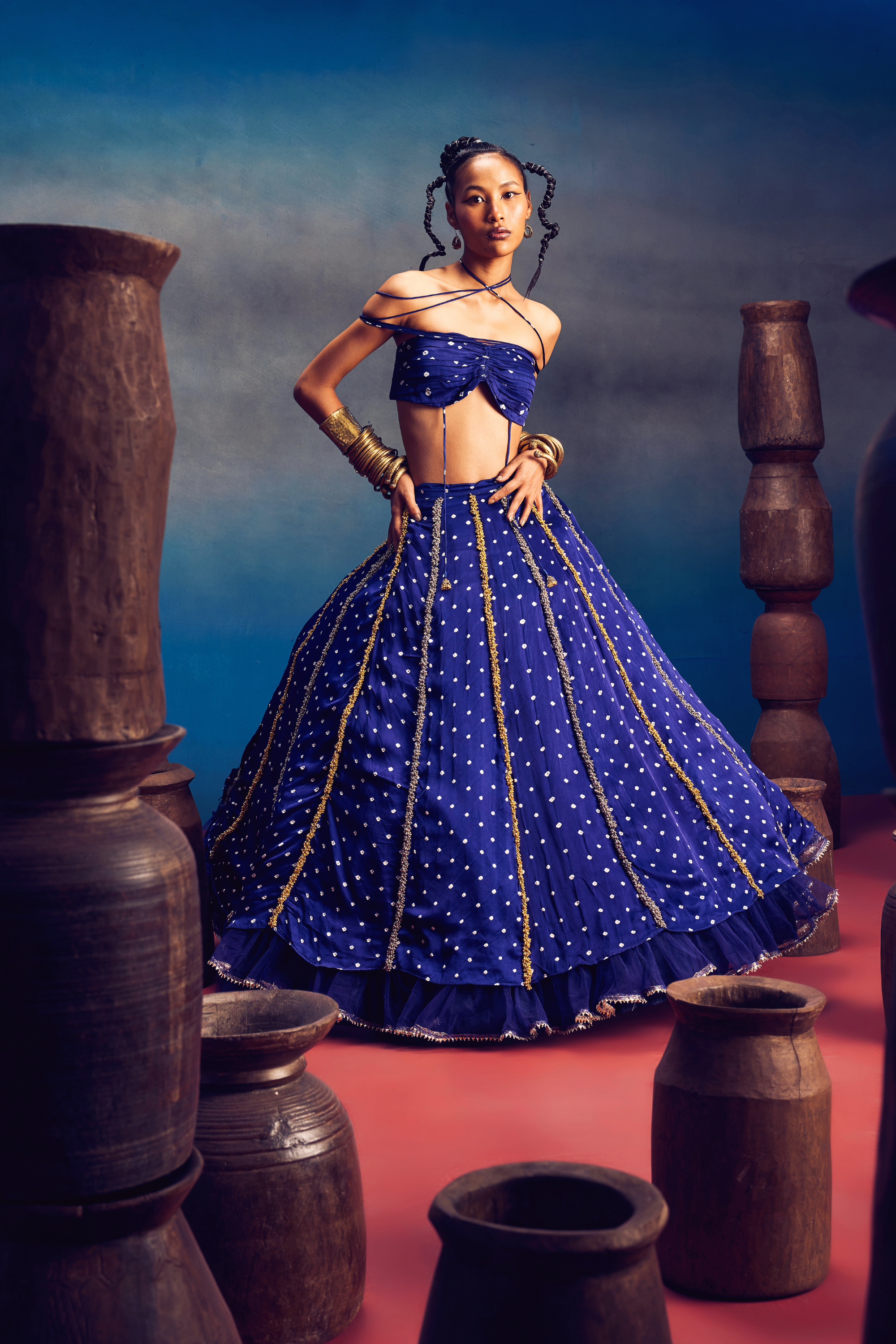 Aparna Blue Lehenga