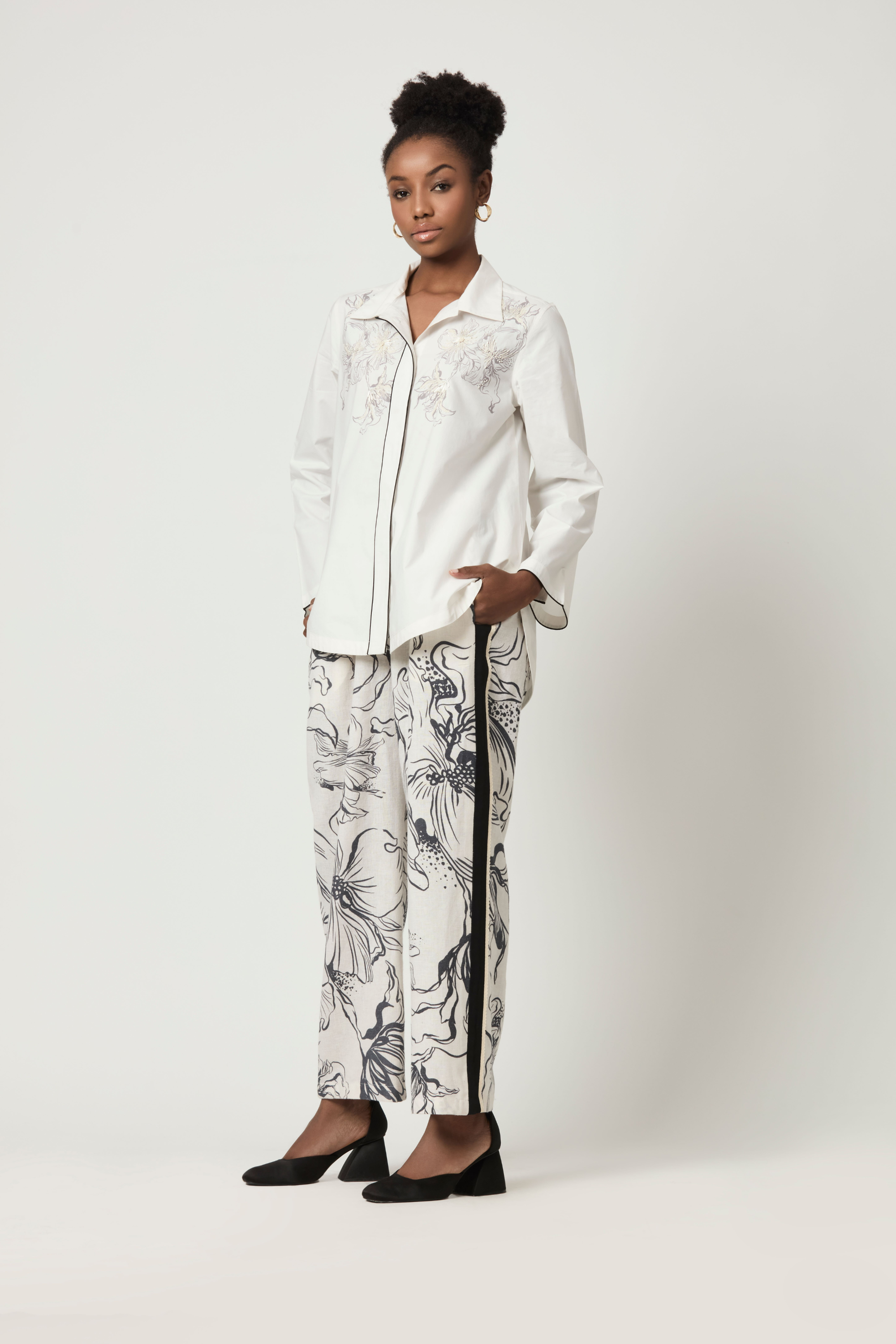 Luna Printed Trousers