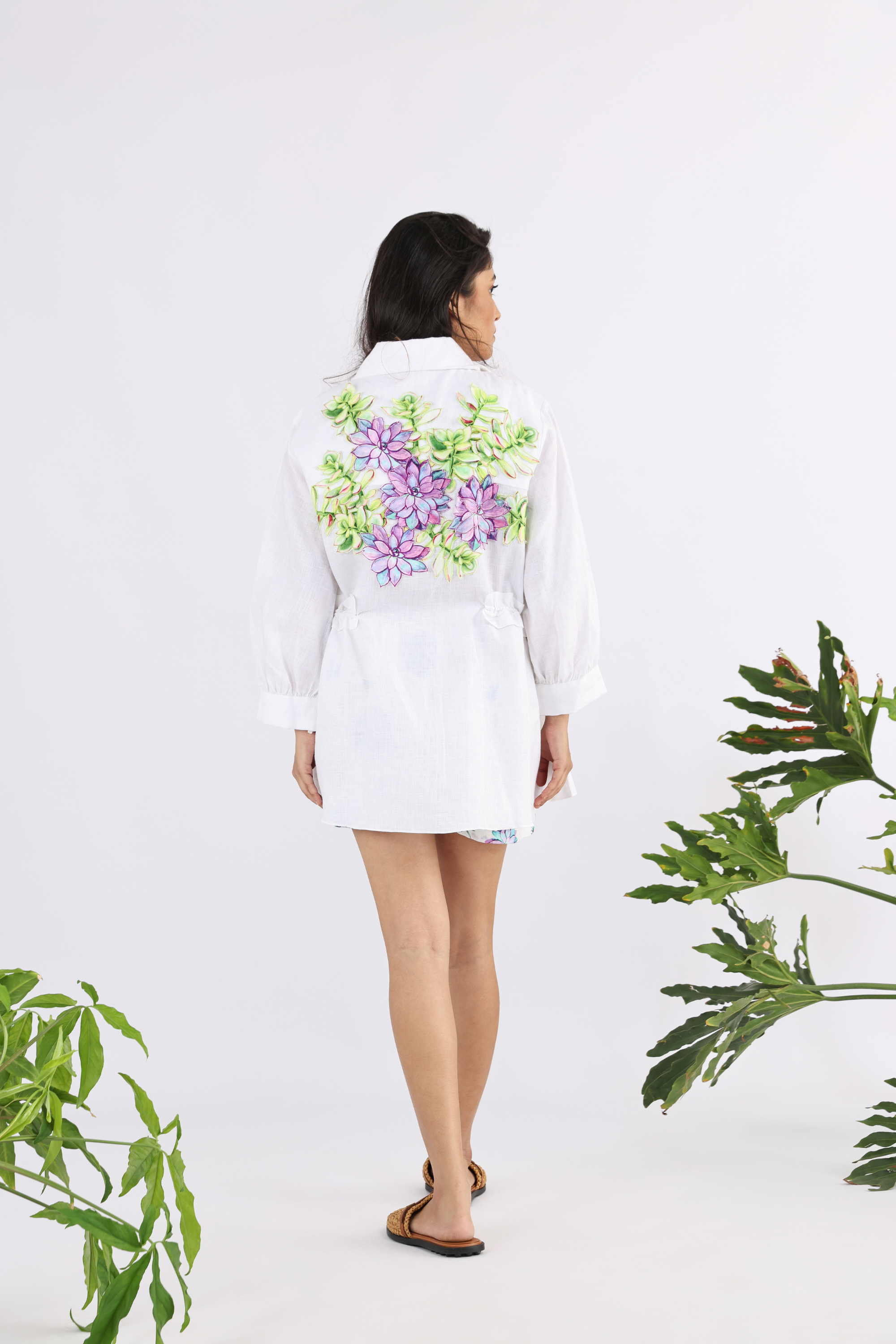 The Senecio Back Applique Shirt