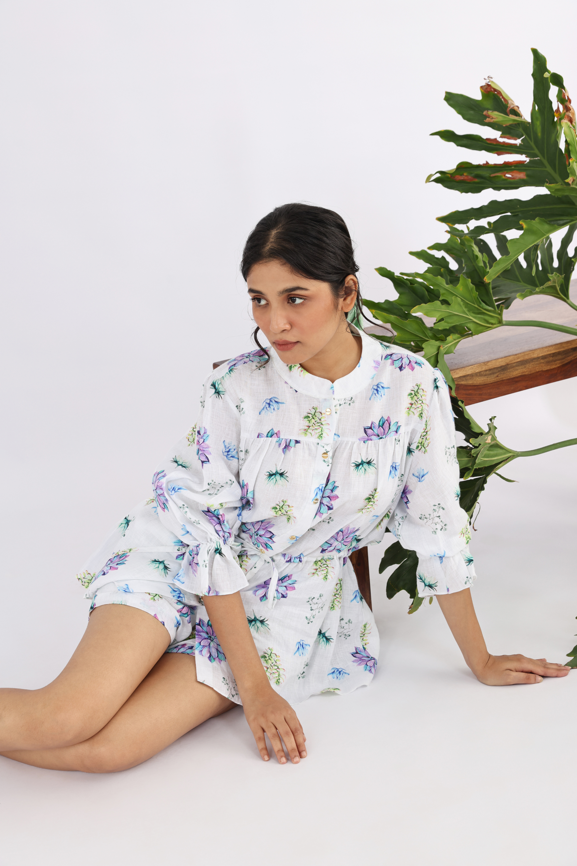 The Opuntia Drawstring Shirt