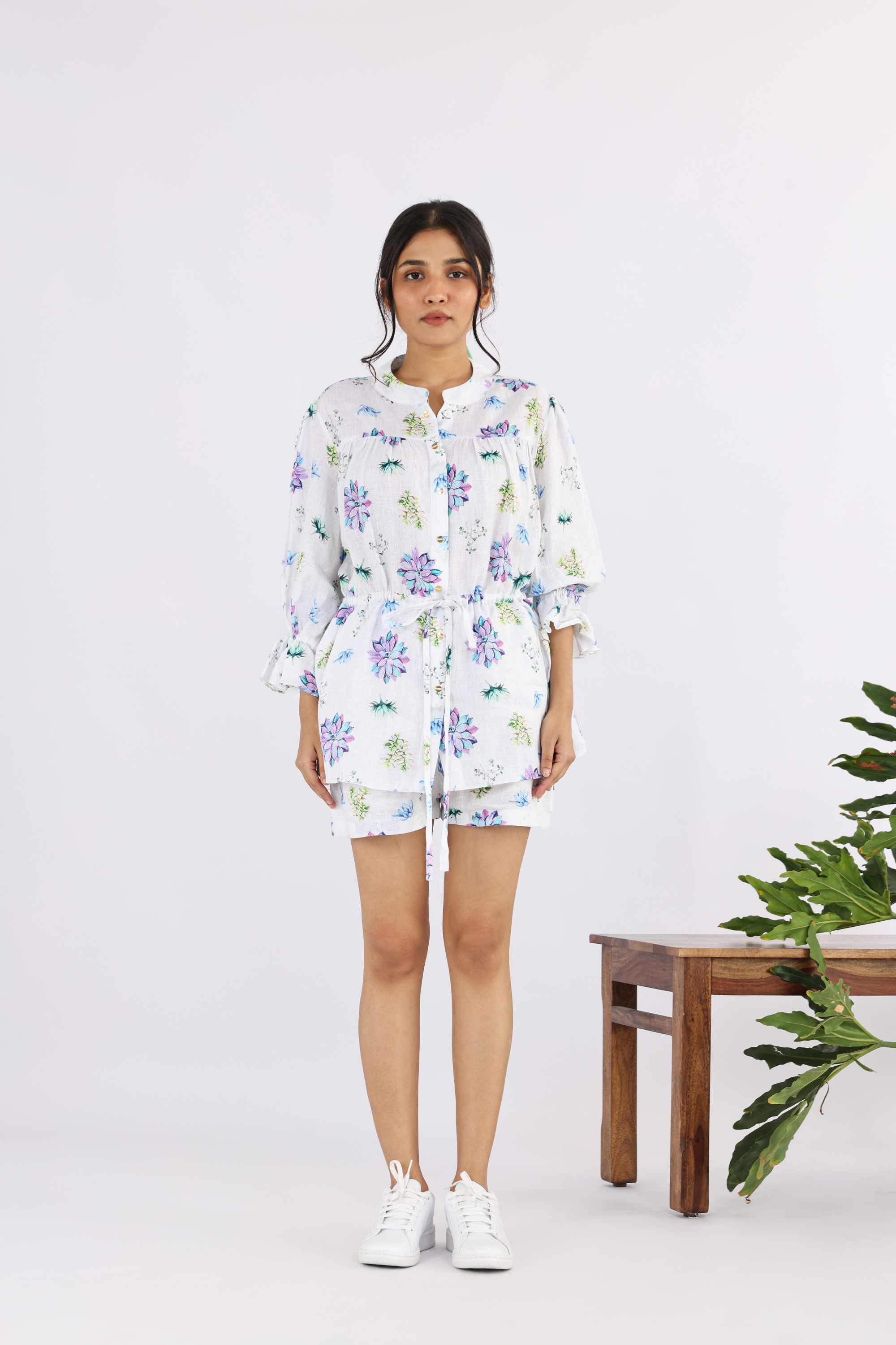 The Opuntia Drawstring Shirt