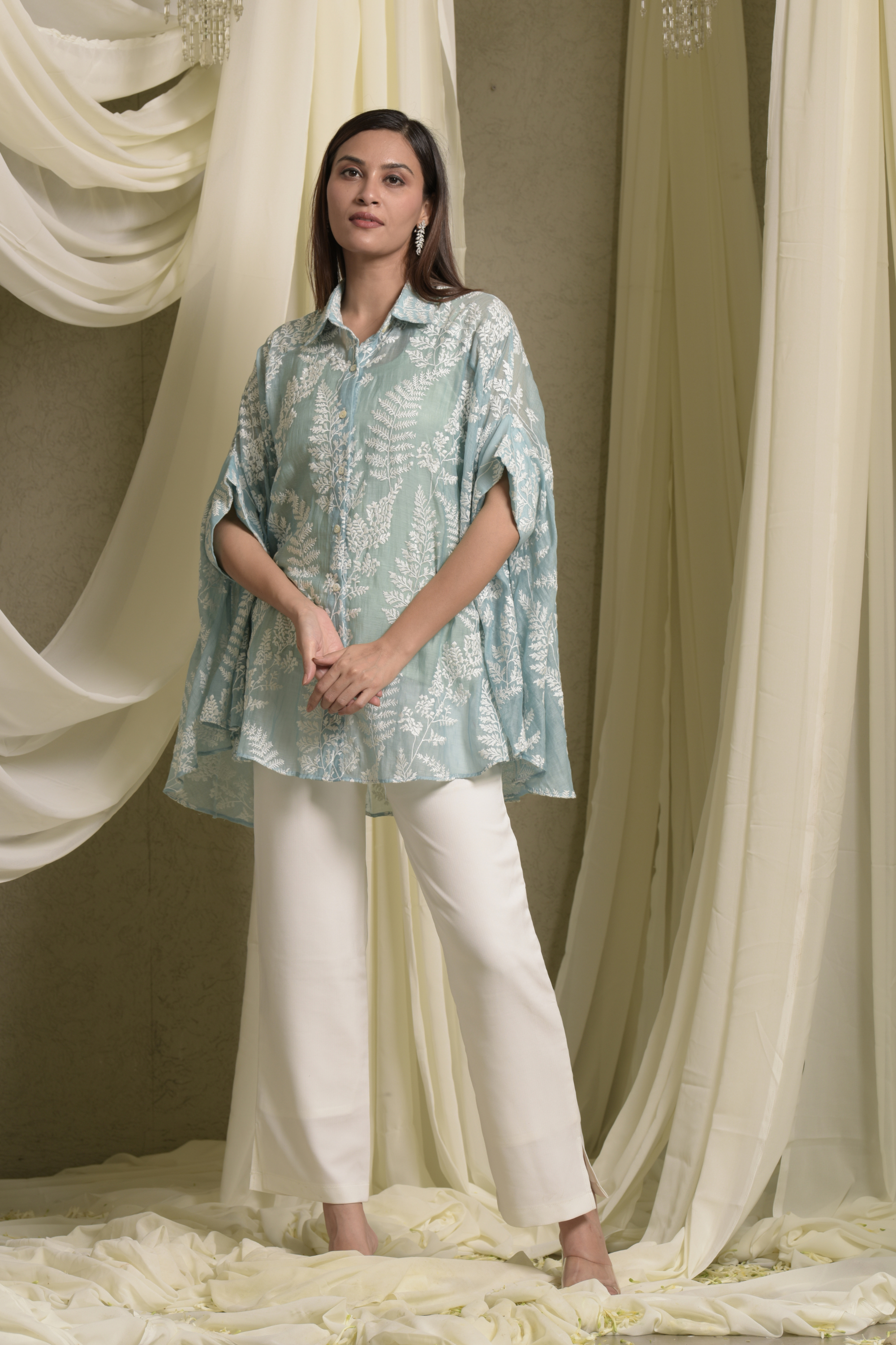 Elahe Embroidered Rowan Shirt