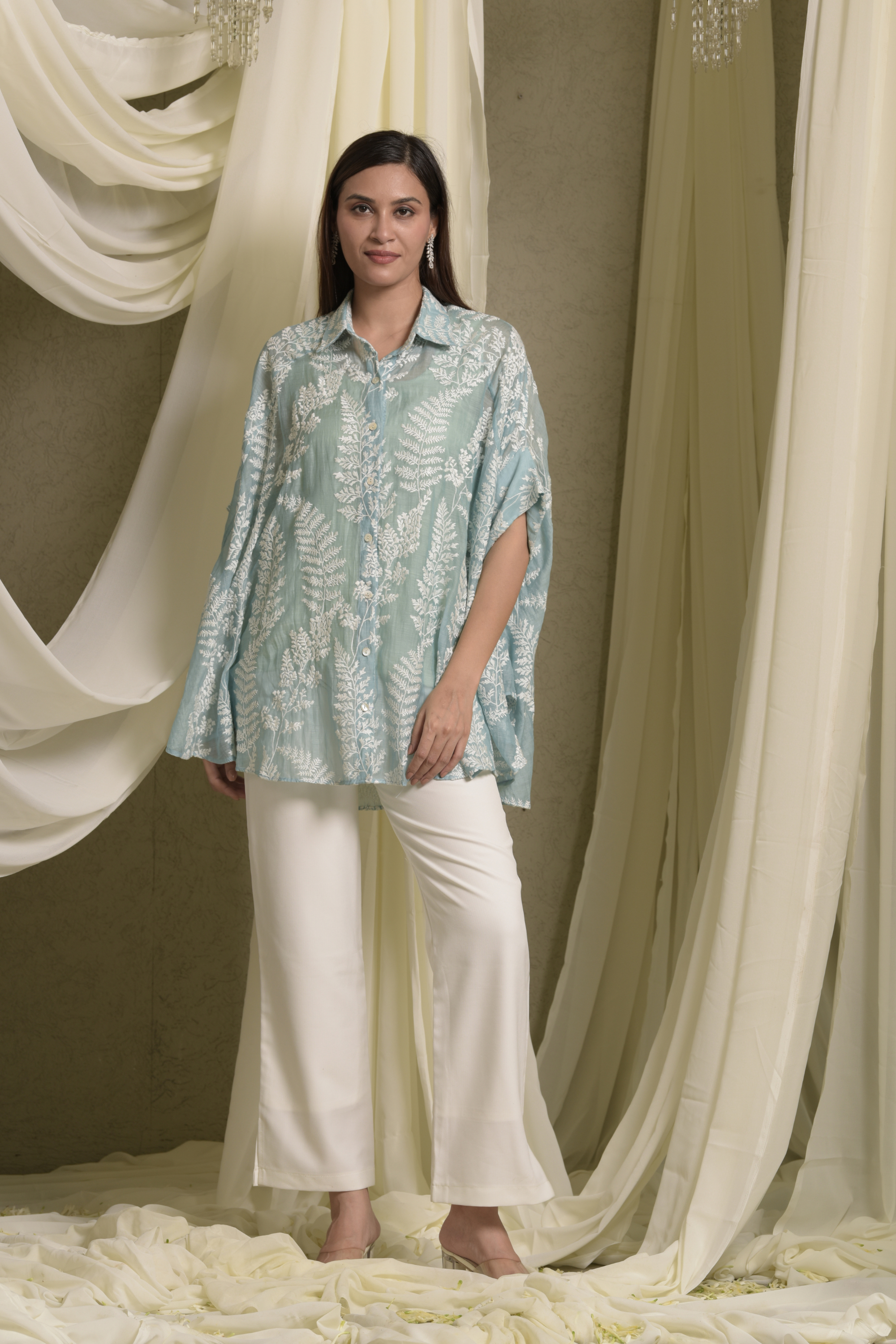 Elahe Embroidered Rowan Shirt