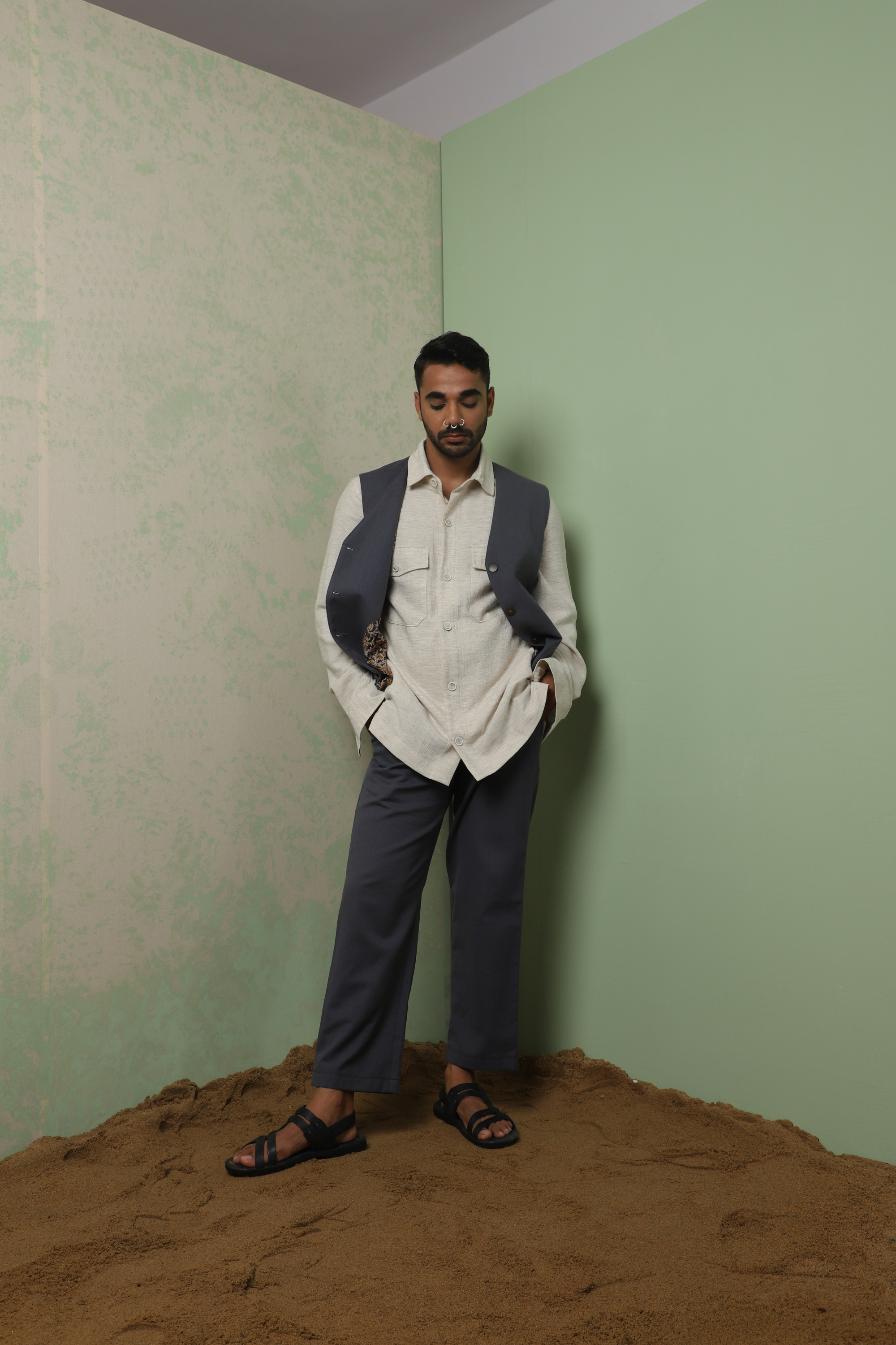 Cuba Linen Waistcoat