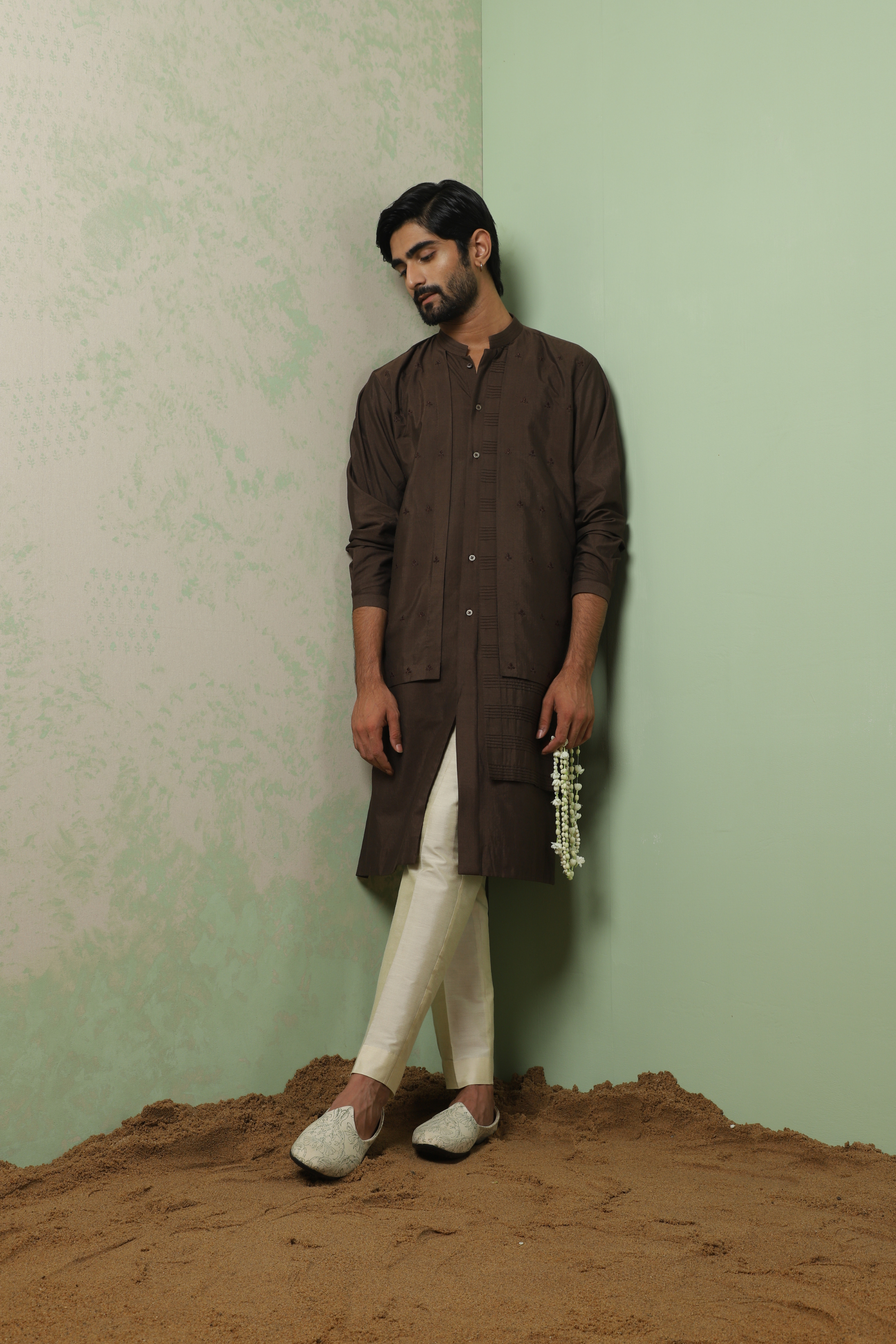 Kuber Layered Pleated Kurta