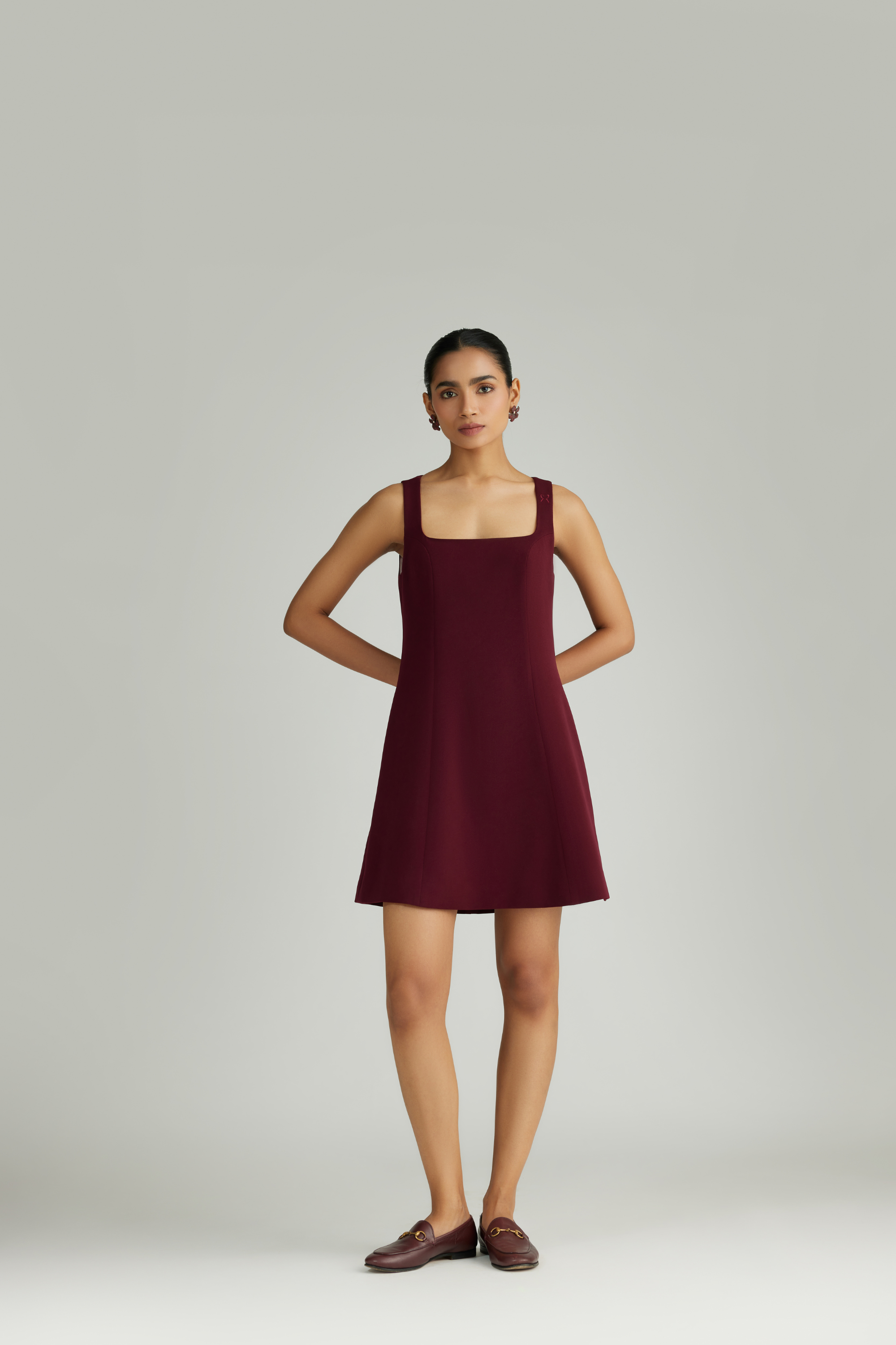 Stretch Suiting Mini Dress