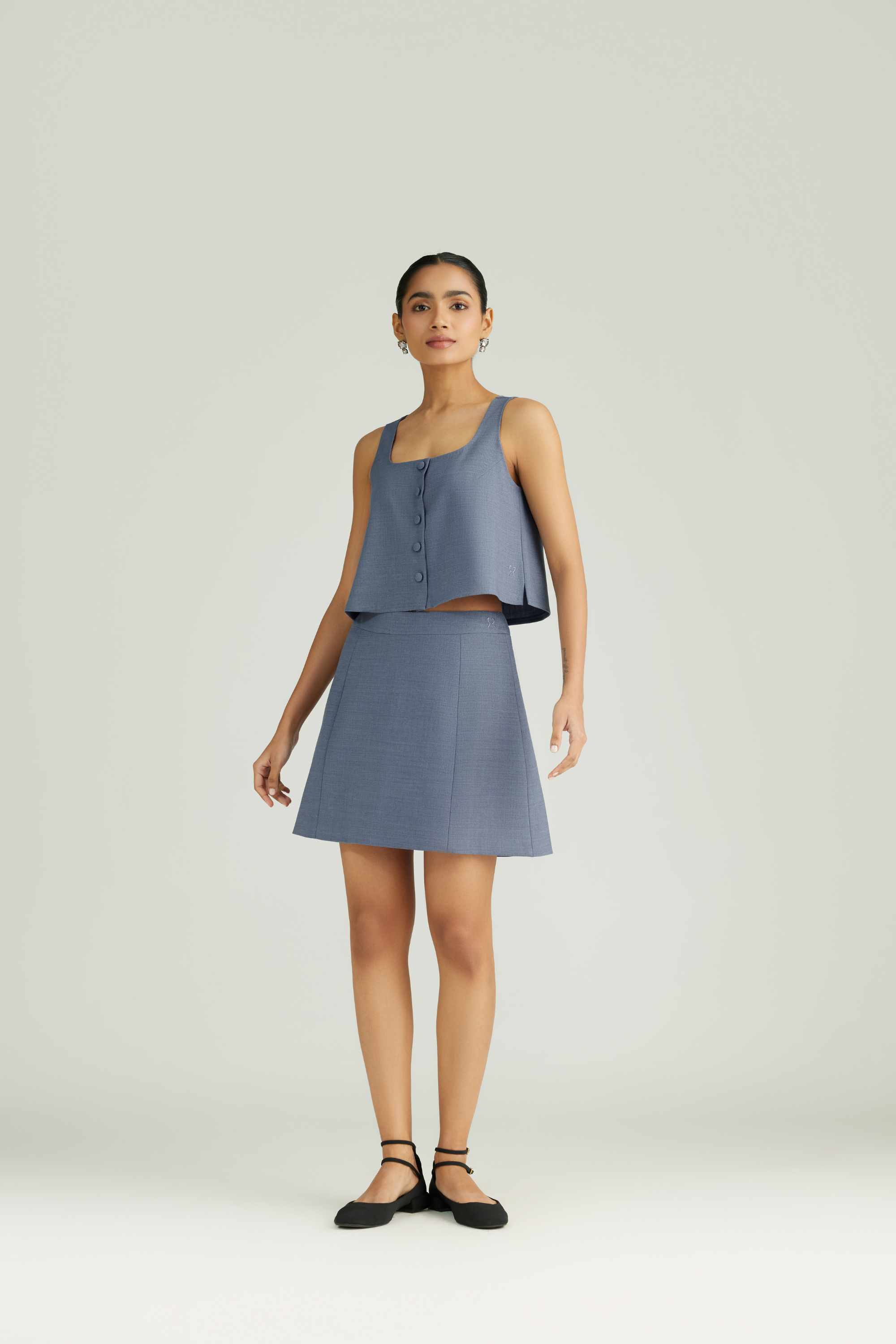 Suiting Mini Skirt
