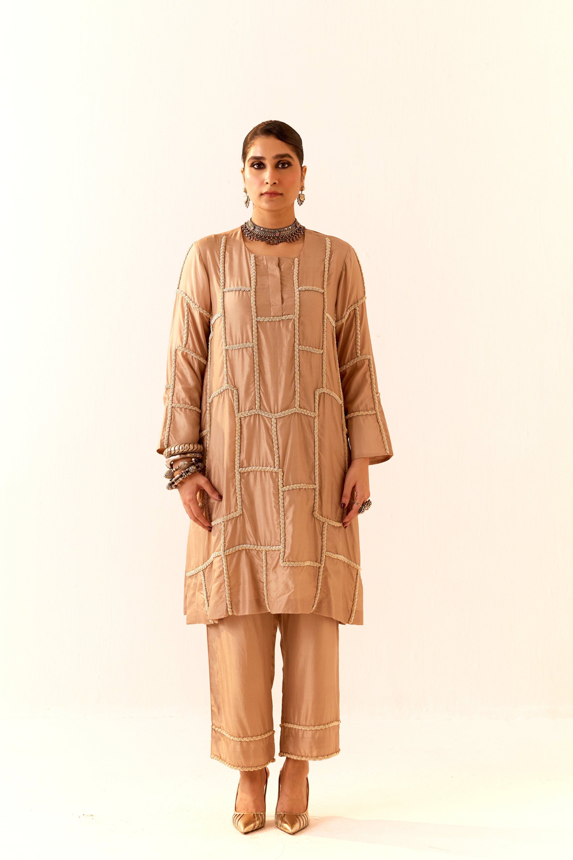 Soft Beige Kurta Set