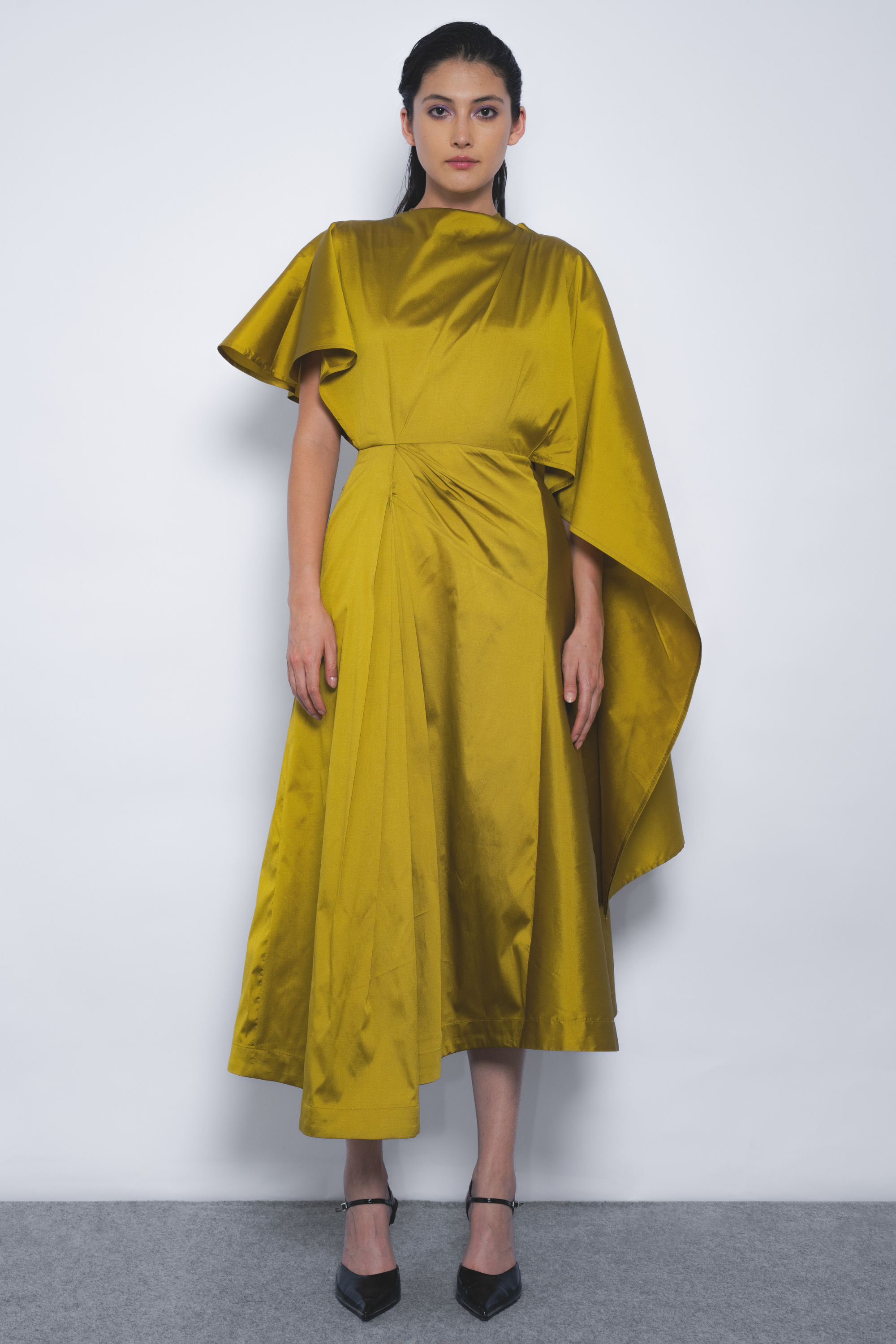 Velo Draped Dress