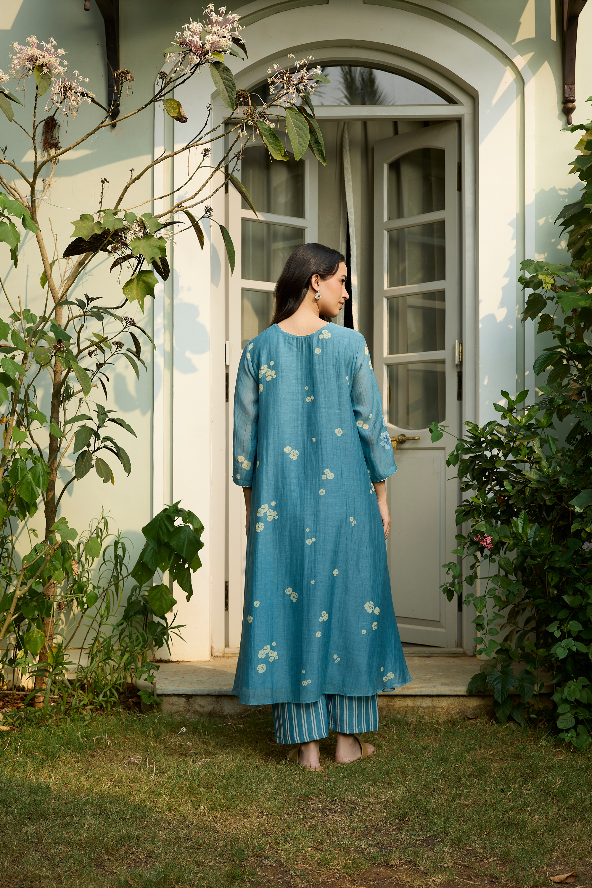 Ocean Blue Applique Co-ord Set