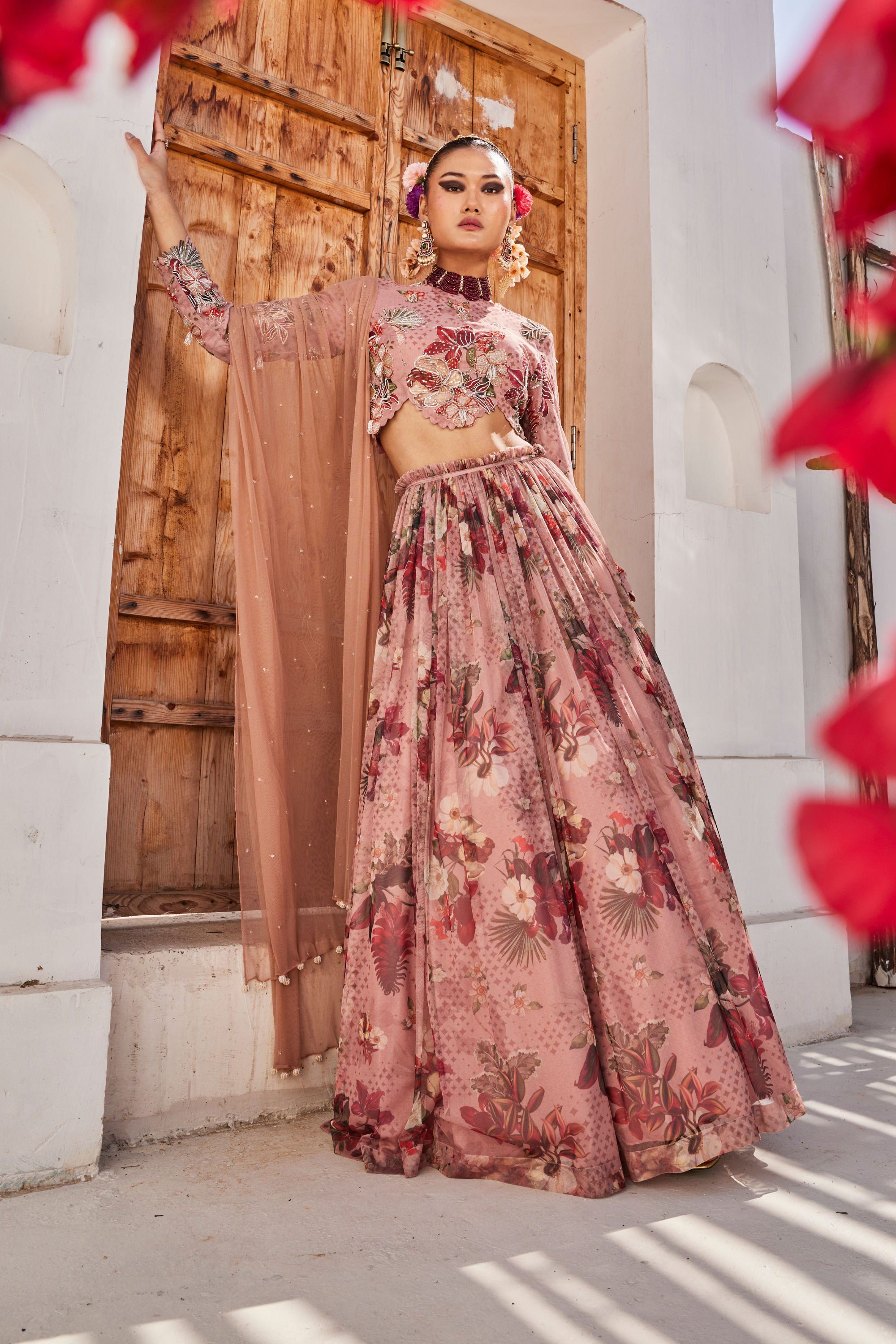 Saanjh Croptop Lehenga Set