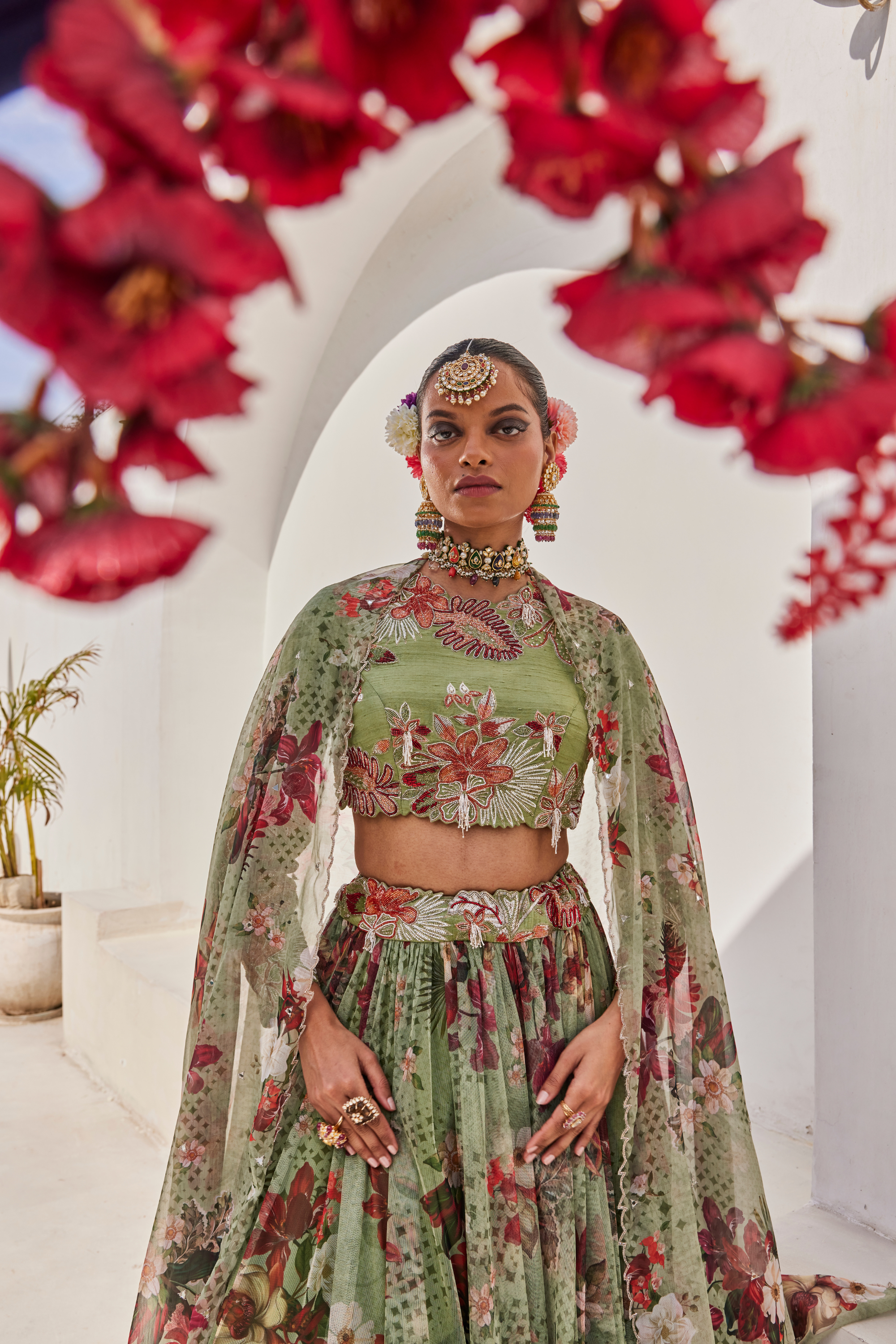 Sufi Croptop Lehenga Set