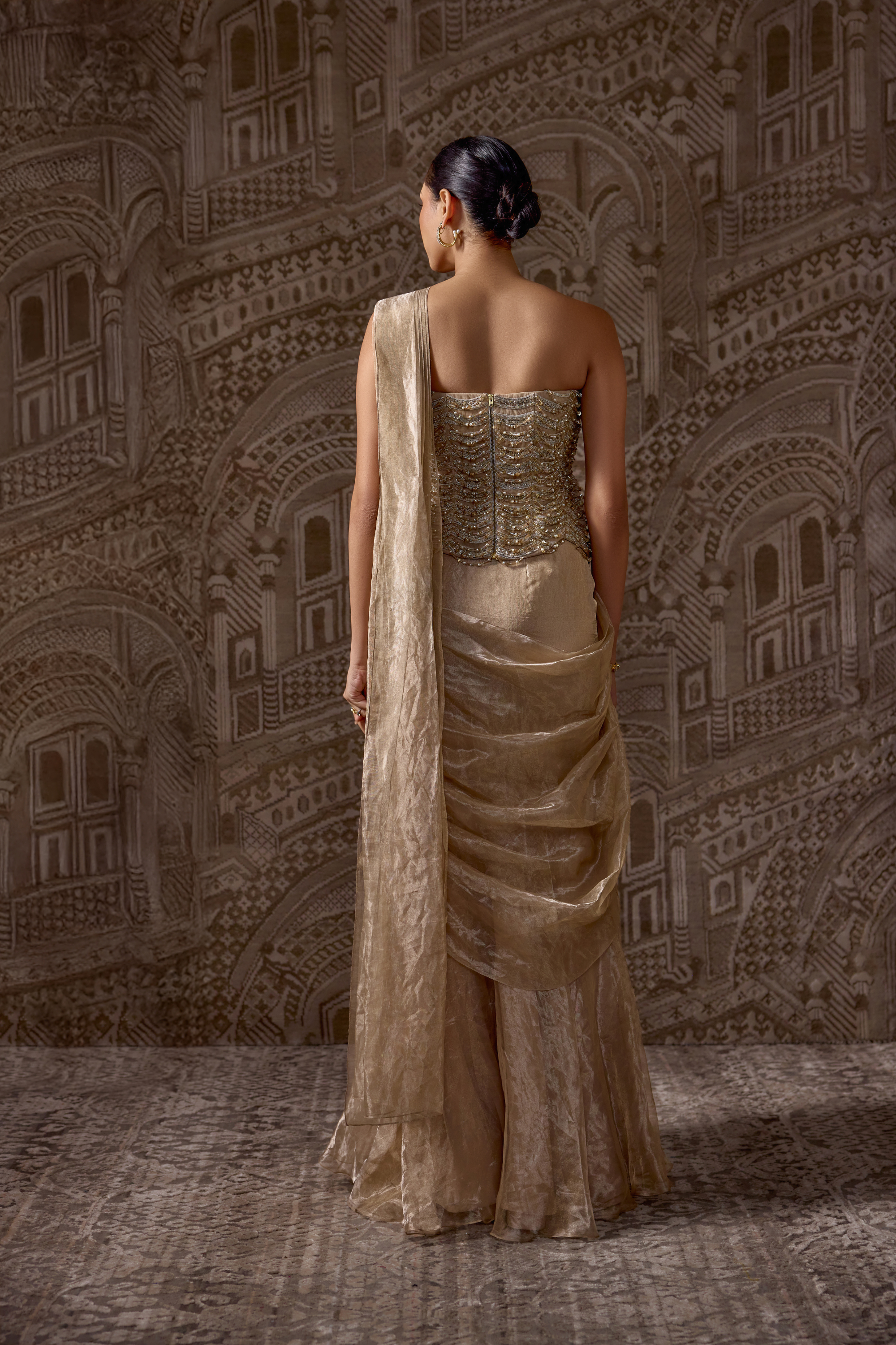 The Golden Era Saree Set