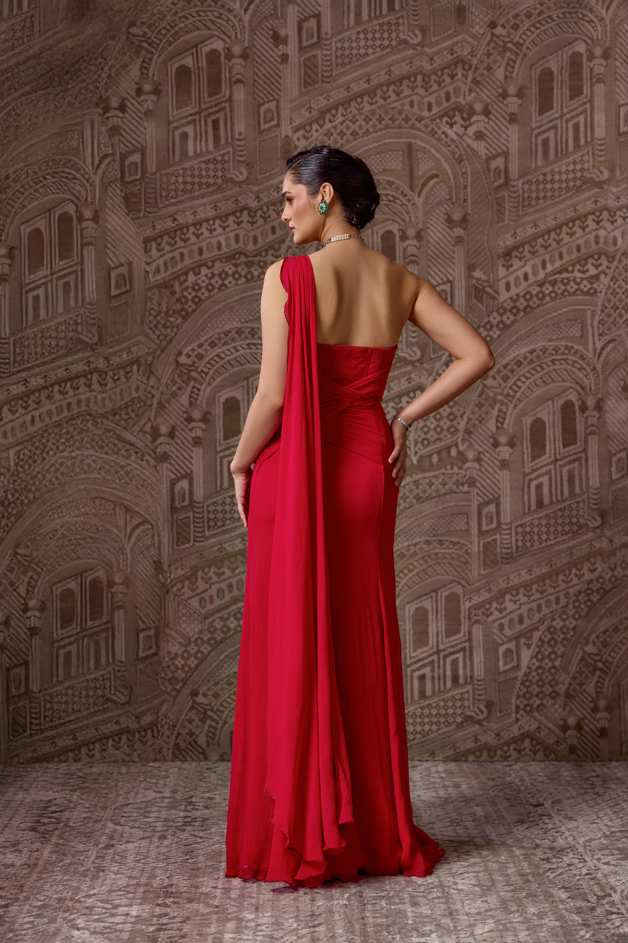 The Crown Saree Set