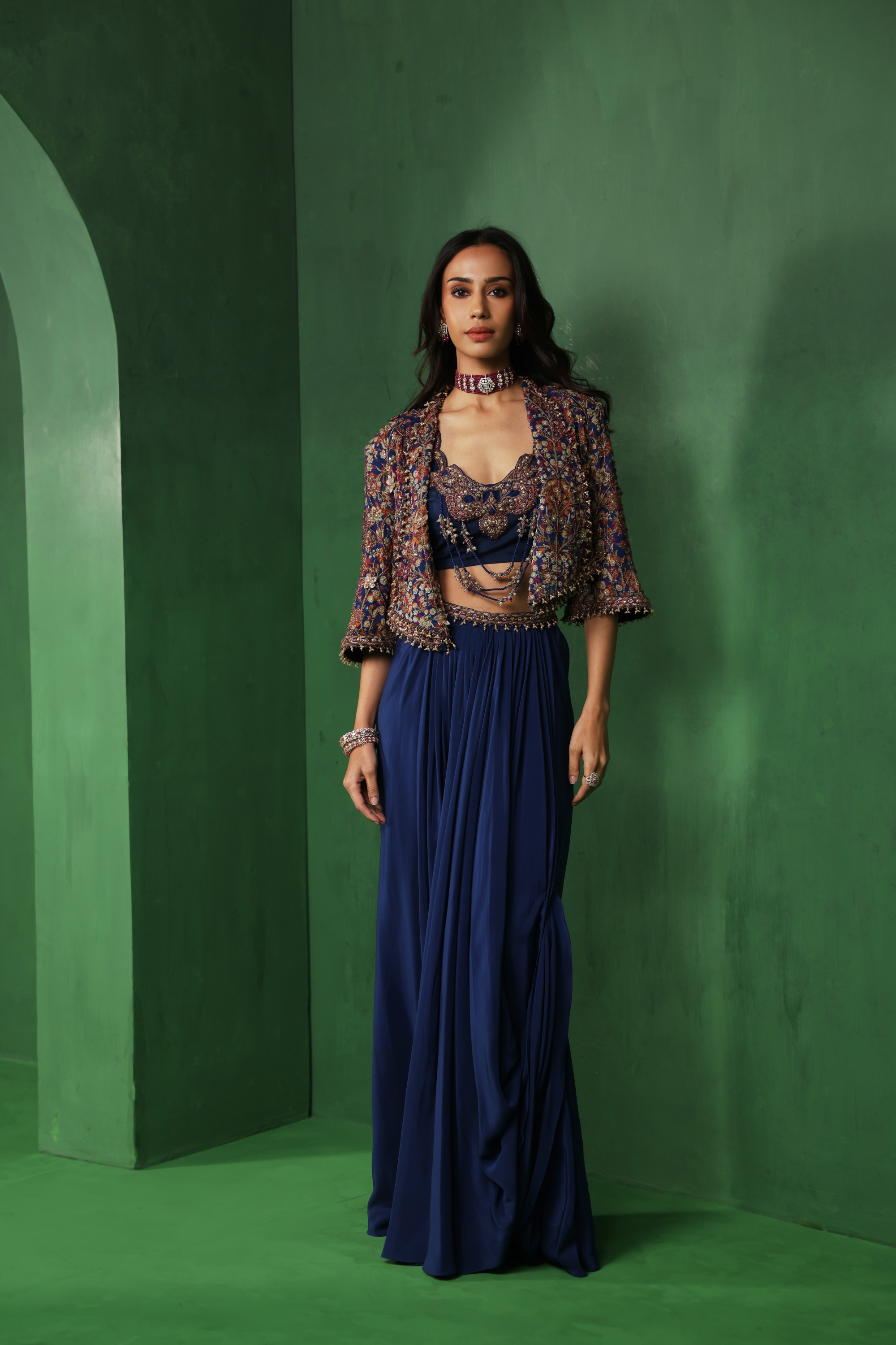 Midnight Whisper Jacket Set
