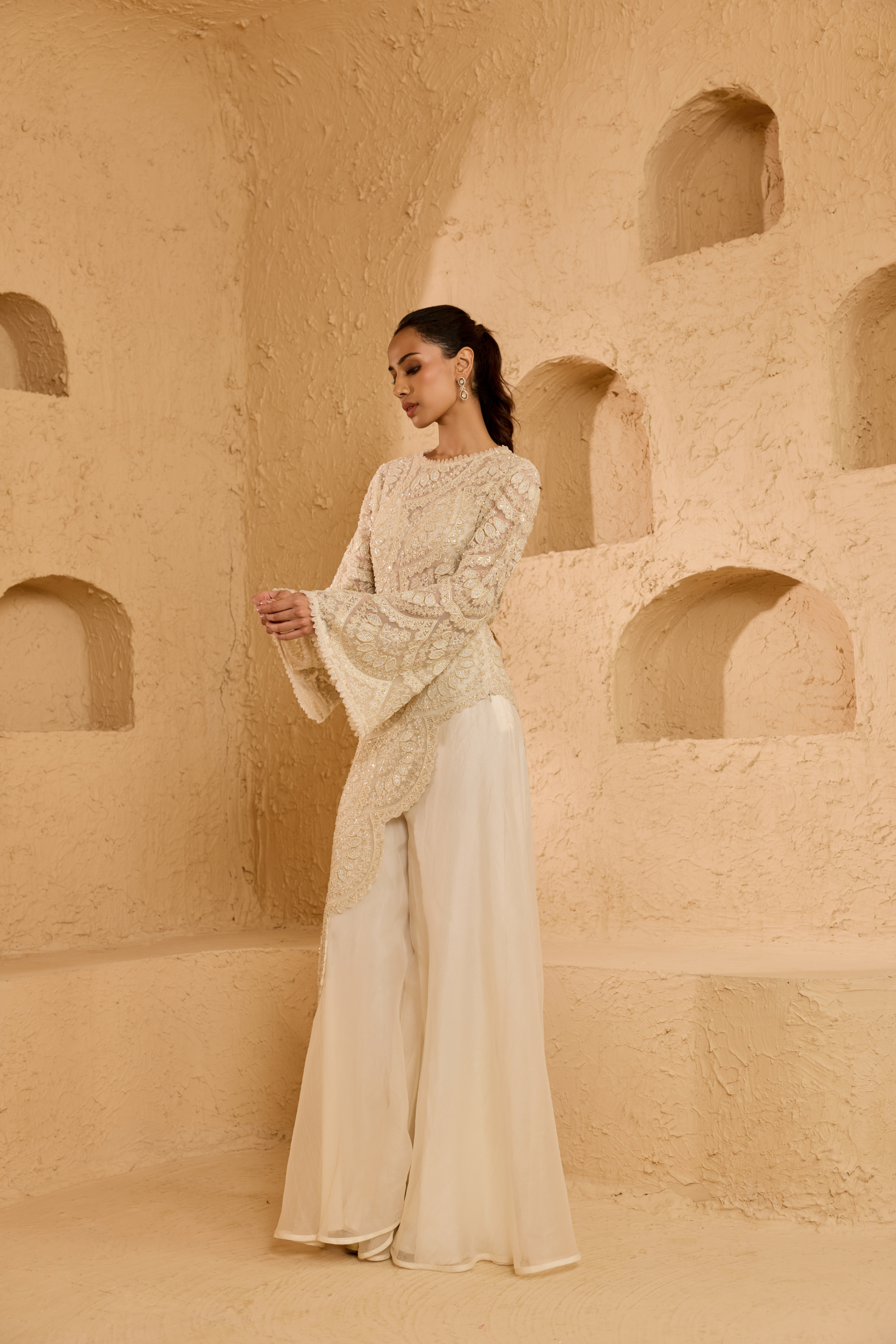 Noorah Asymmetric Kurta Set