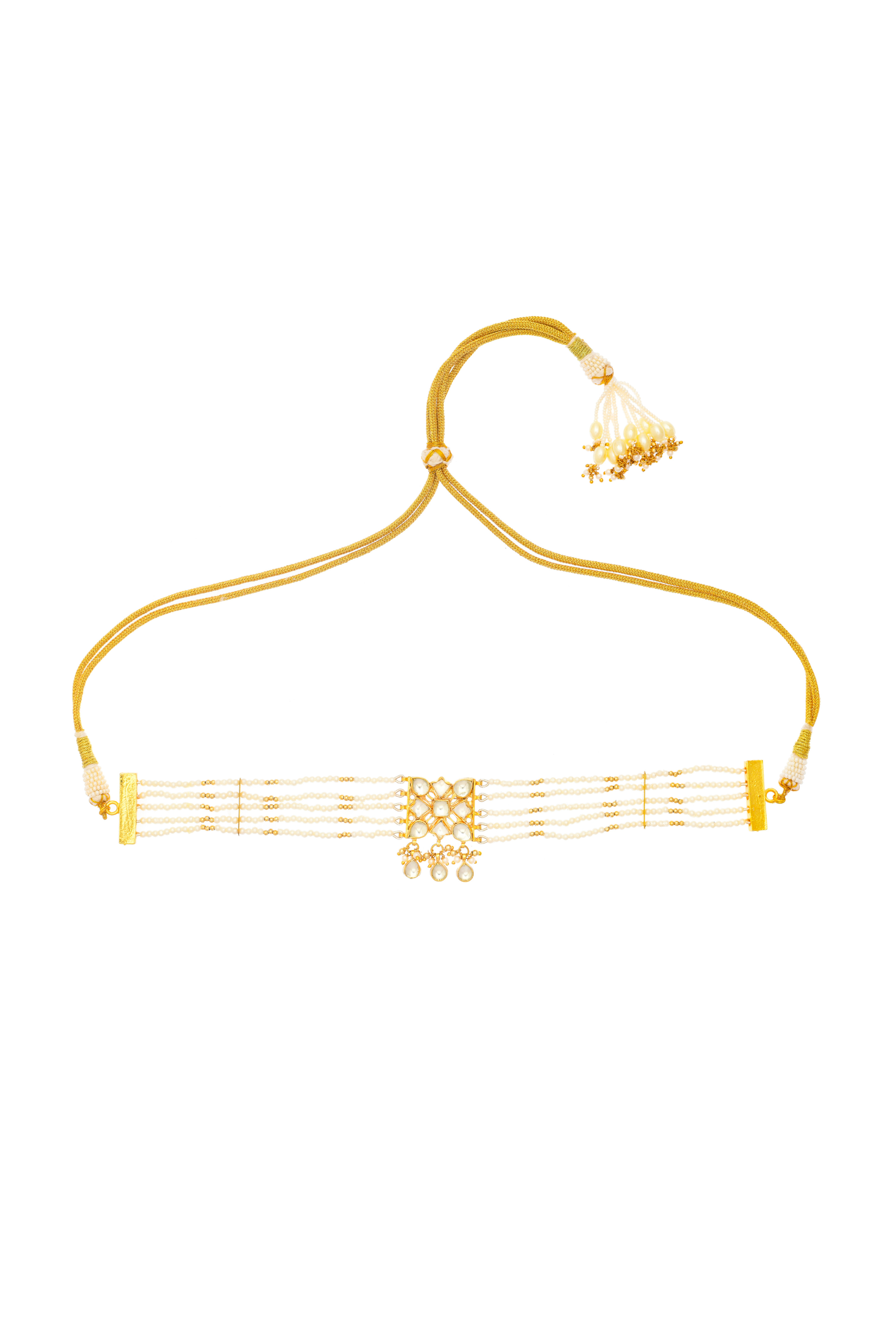 Kundan Pearl Choker