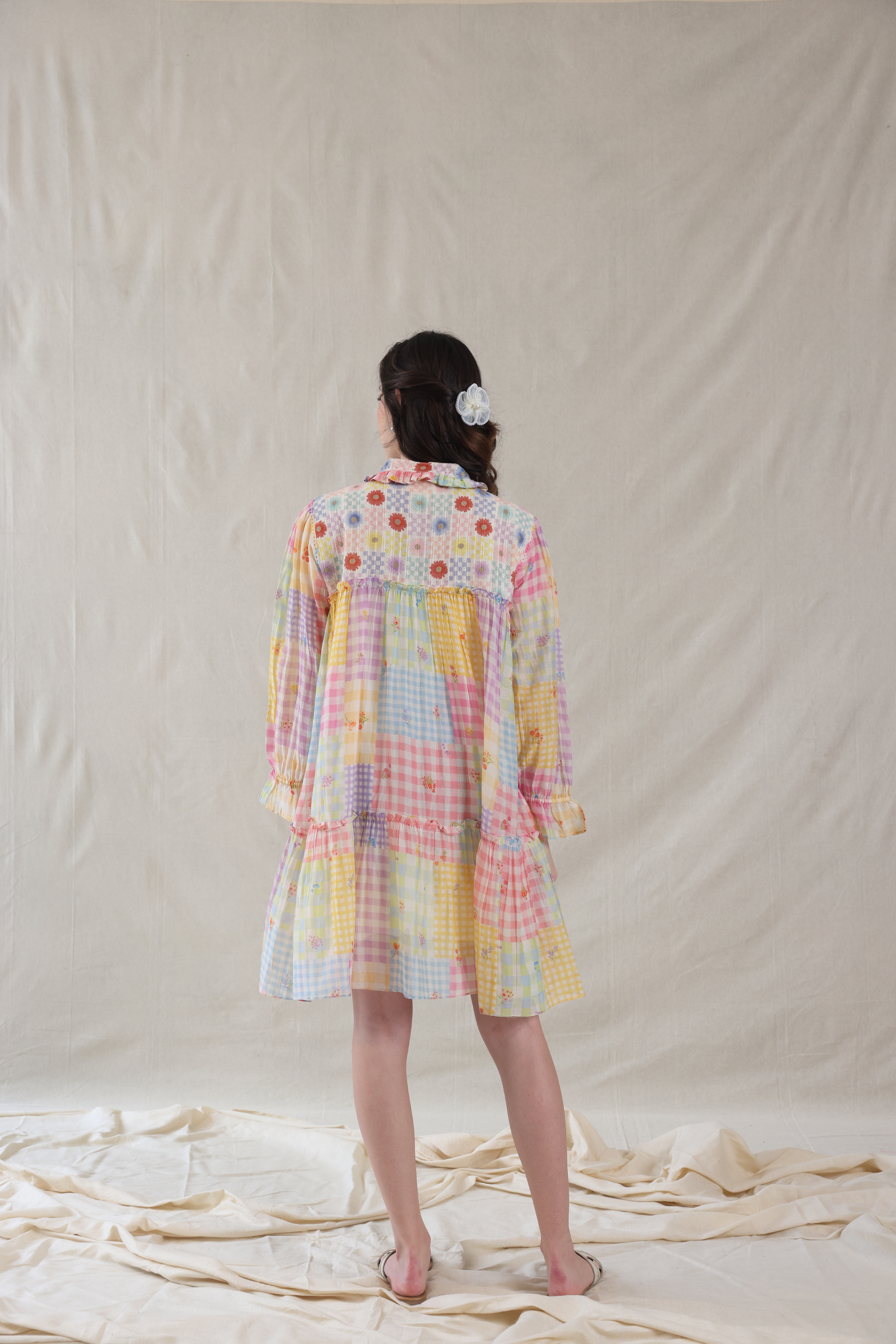 Hand Woven Cotton Silk Dress