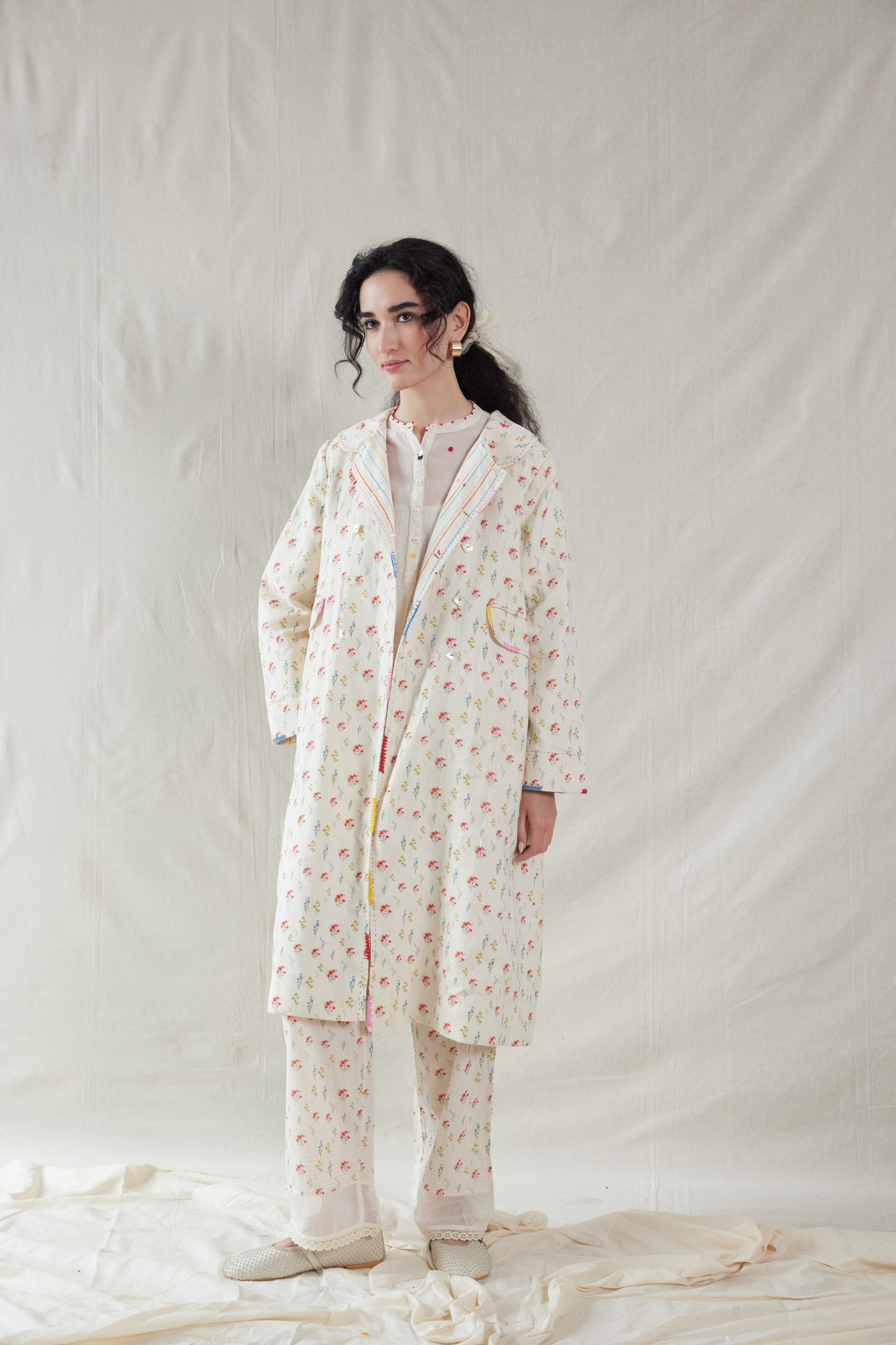 Hand Woven Cotton Silk Jacket