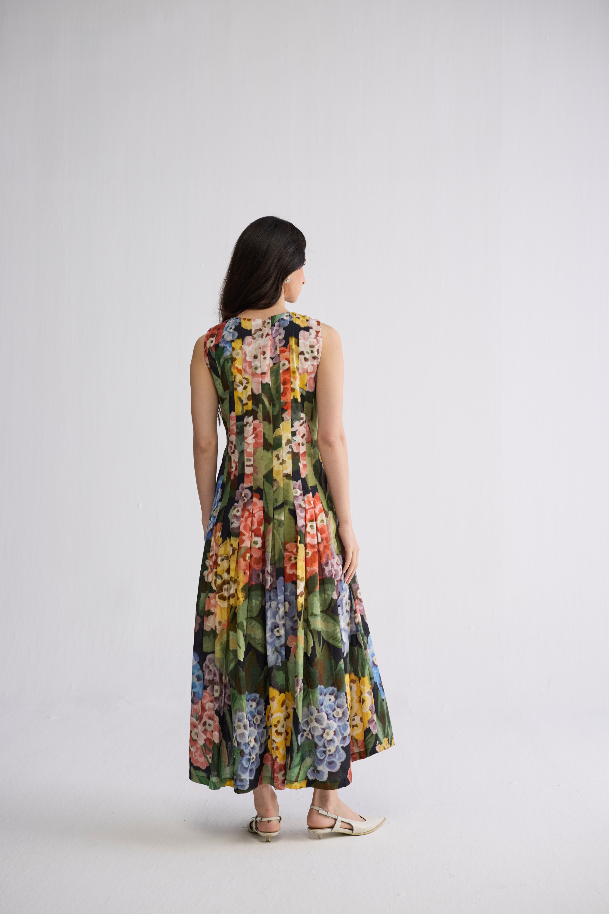 Rain Pleated Dress