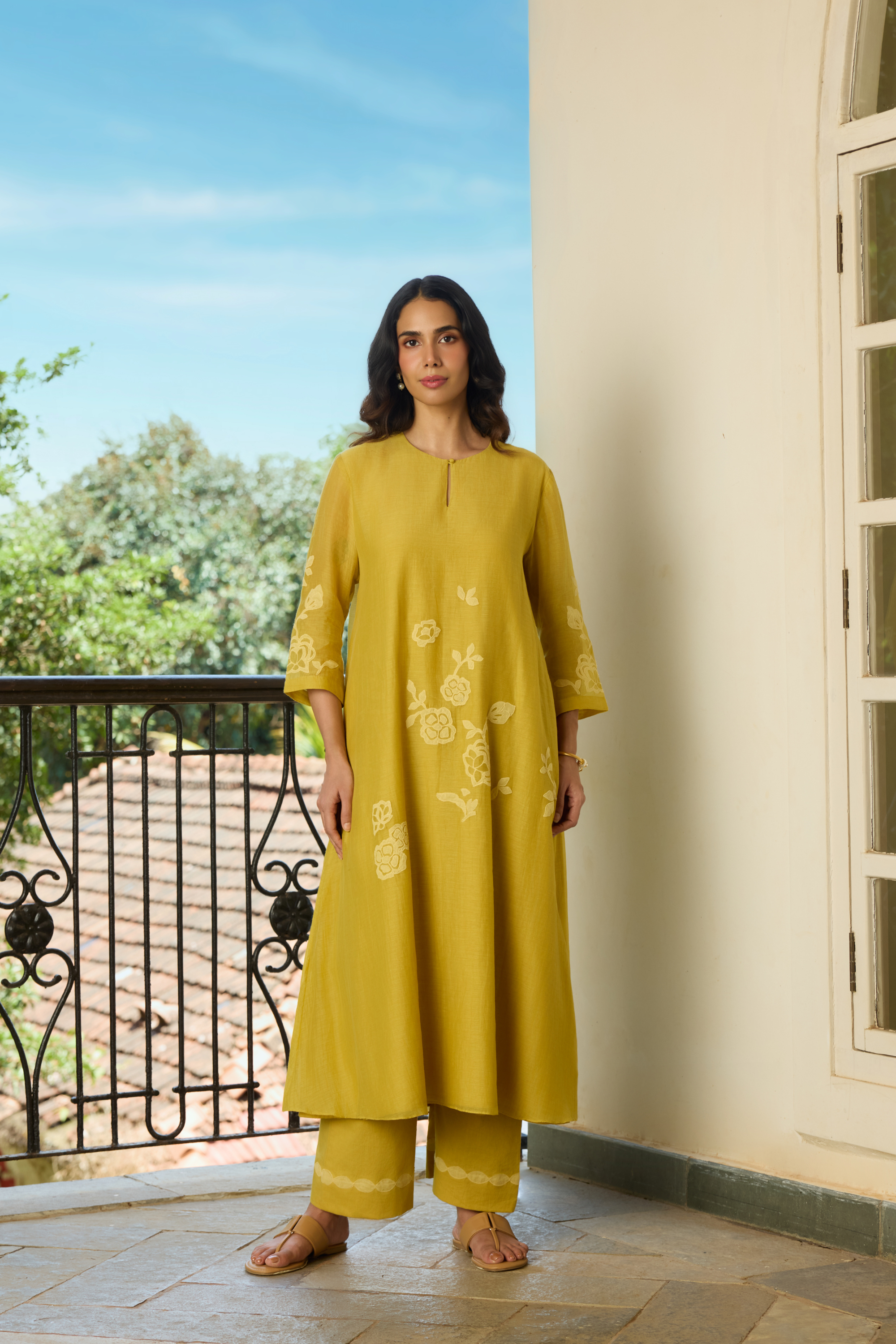 Marigold Applique Co-ord Set