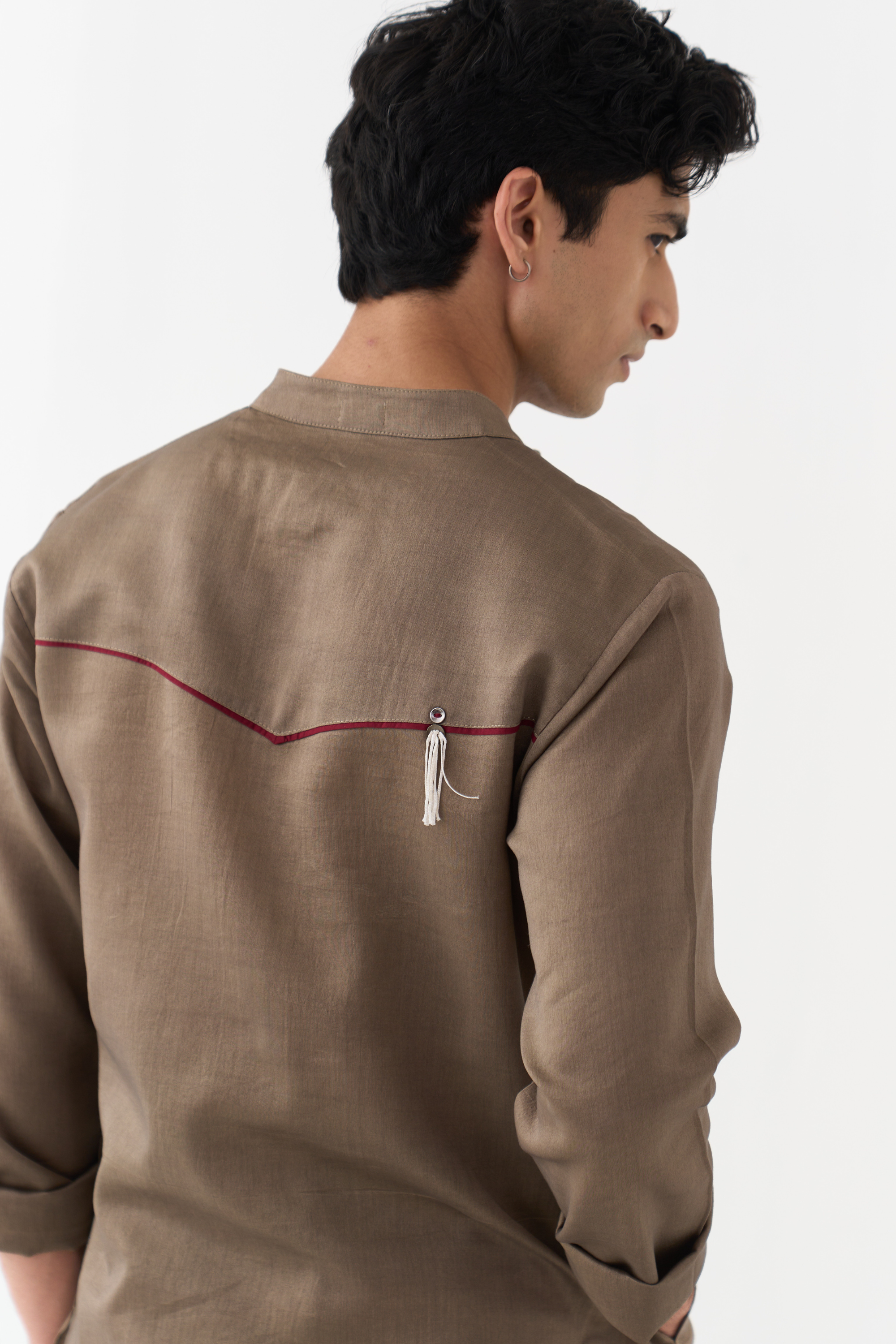 Button Emb. Kurta Co-ord