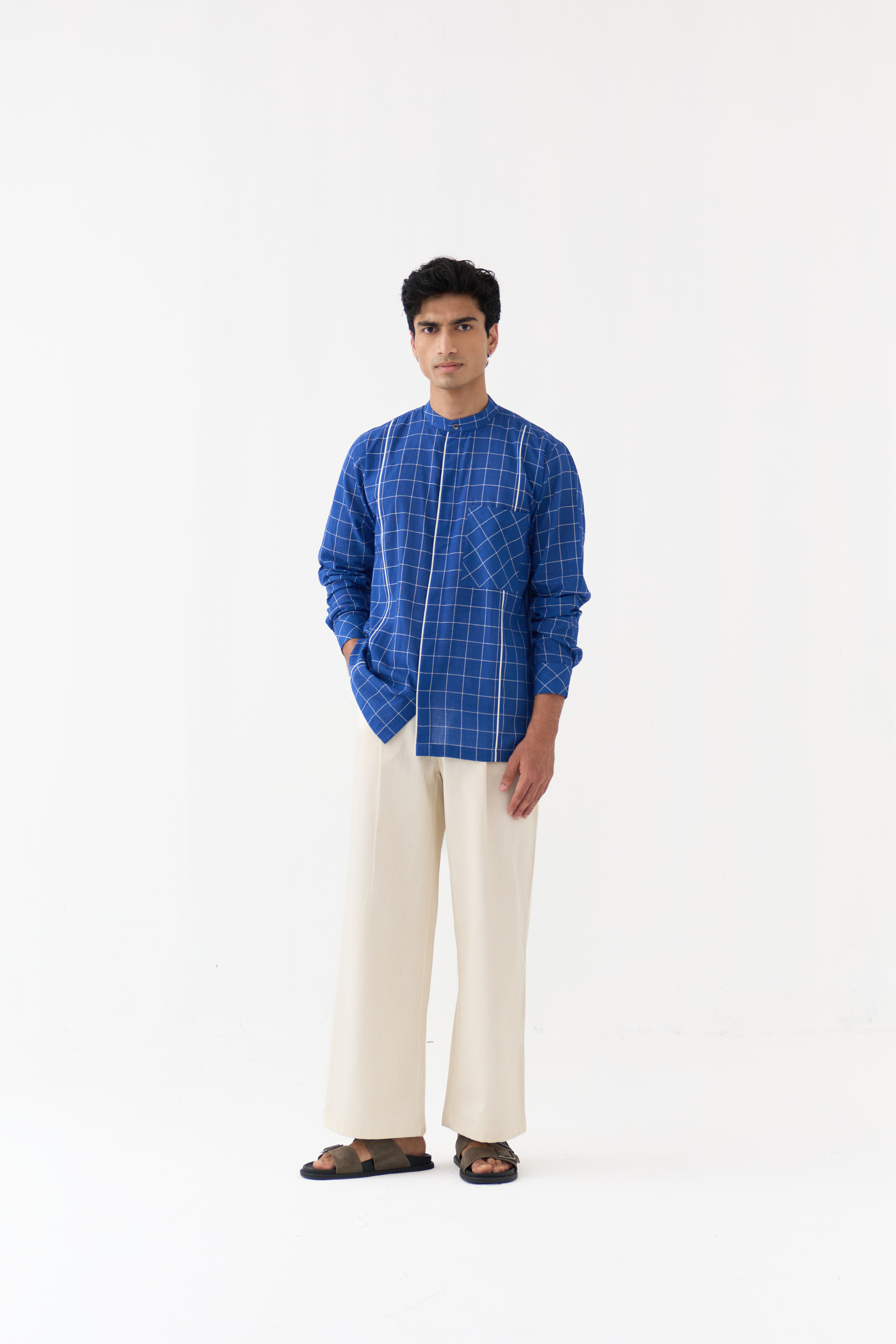 Piping Detail Shirt Co-ord