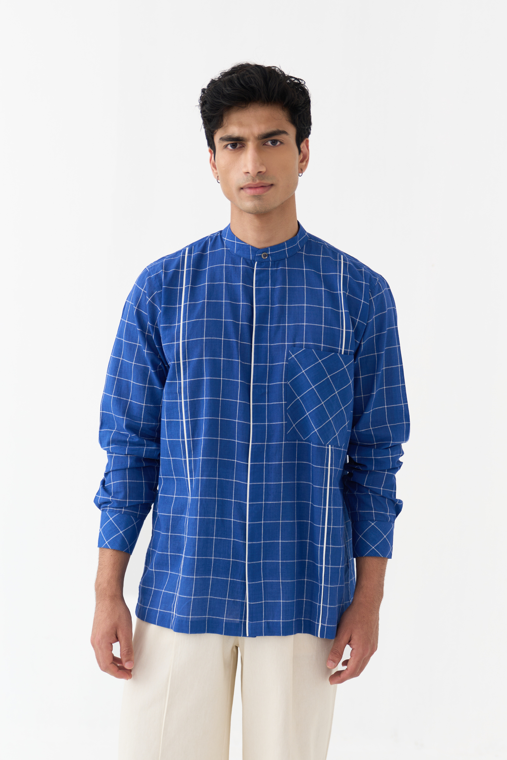 Piping Detail Shirt Co-ord