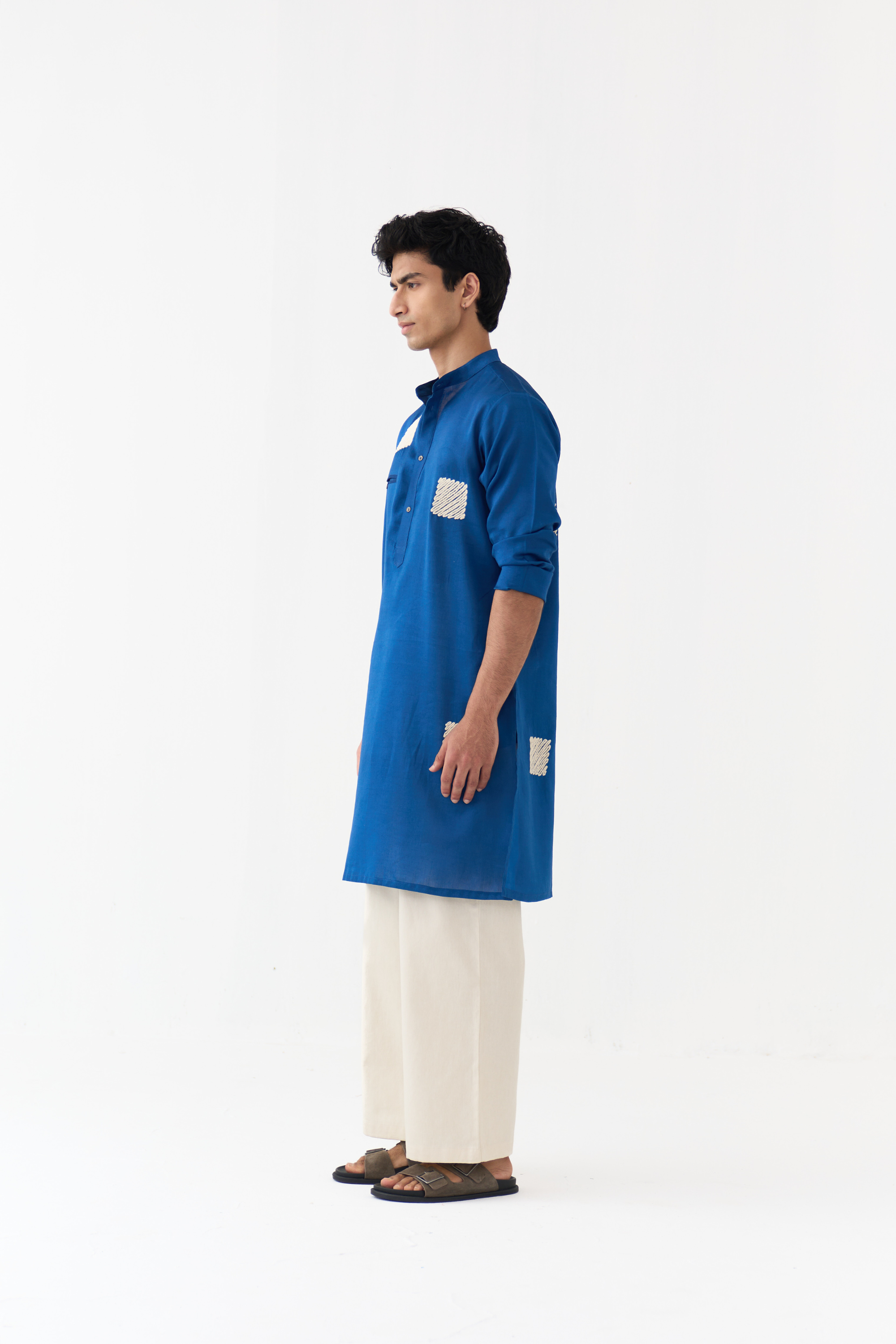 Square Emb. Kurta Co-ord