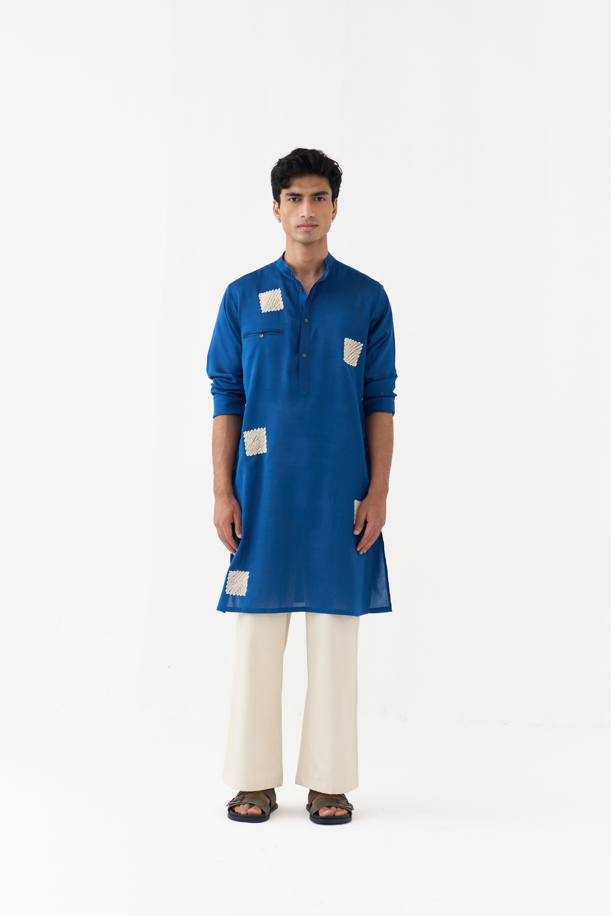 Square Emb. Kurta Co-ord