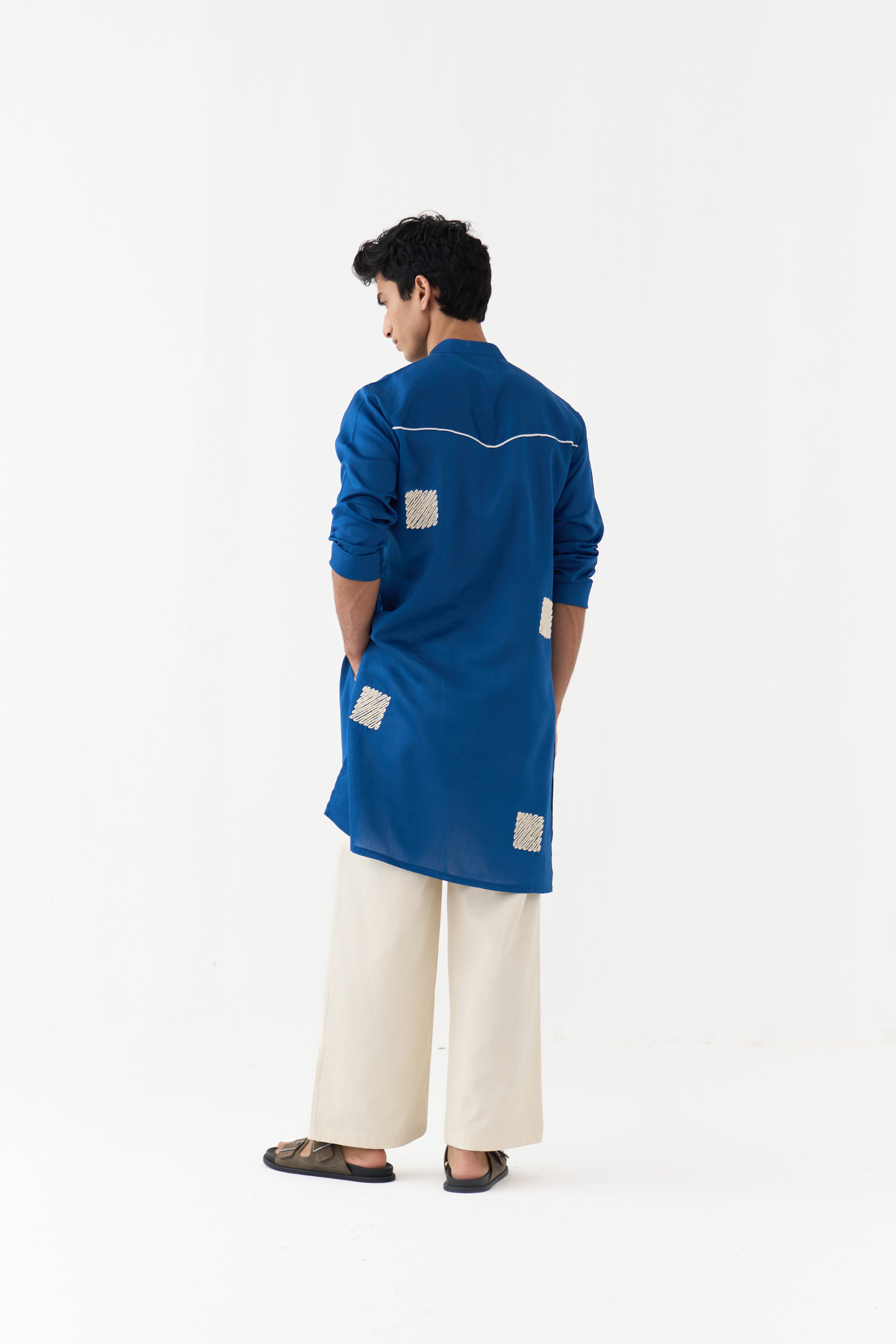 Square Emb. Kurta Co-ord