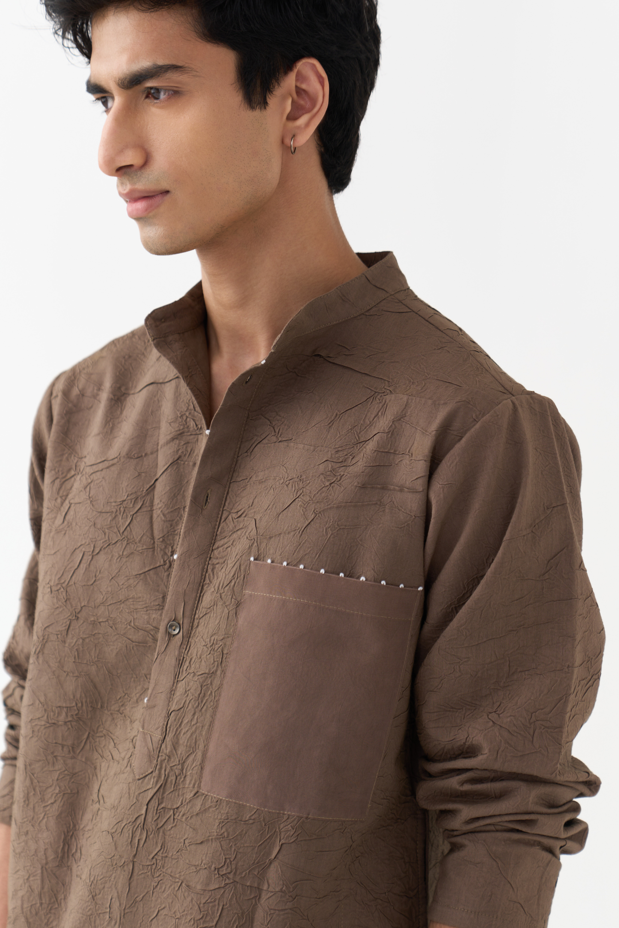 Crush Texture Kurta Co-ord