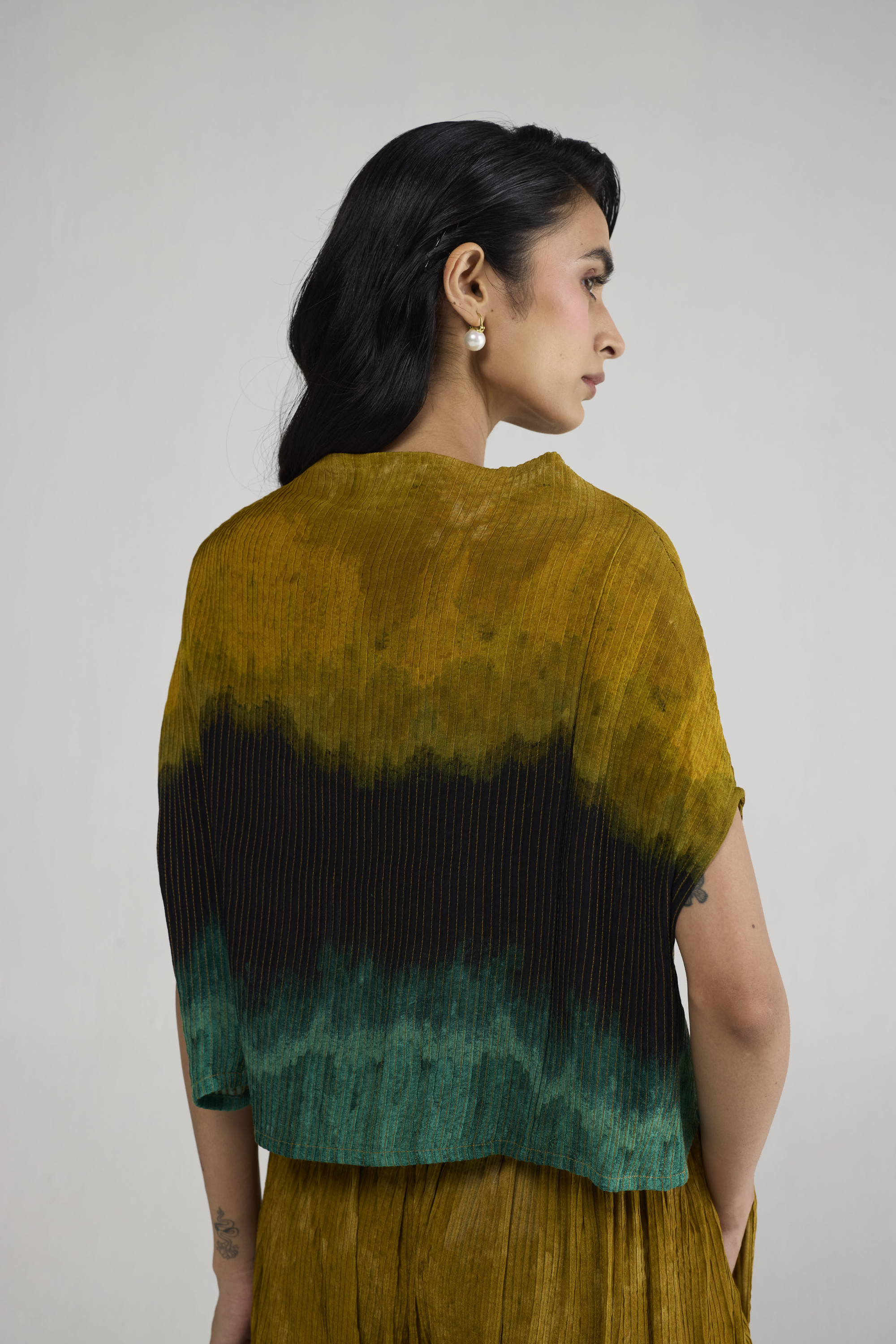 Uri Pintucks Top