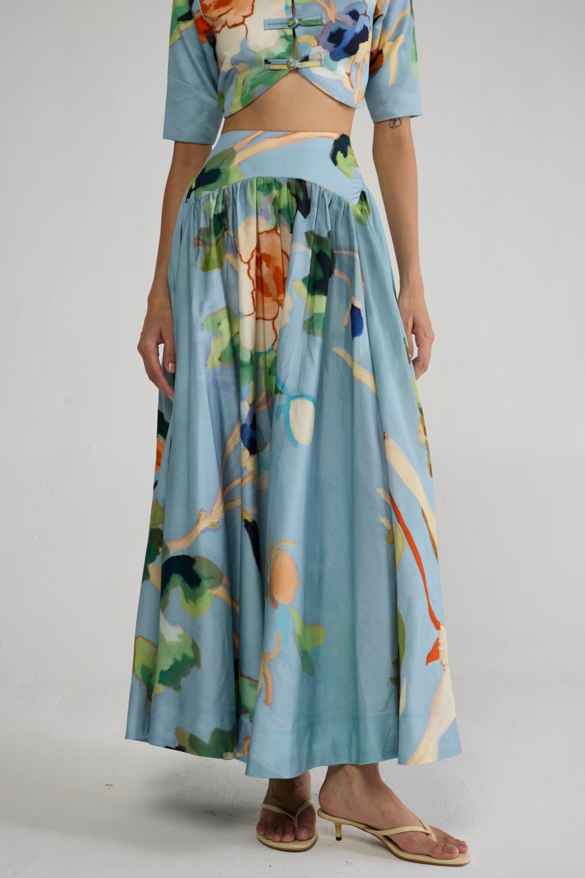 Asagao Blouse & Skirt Set