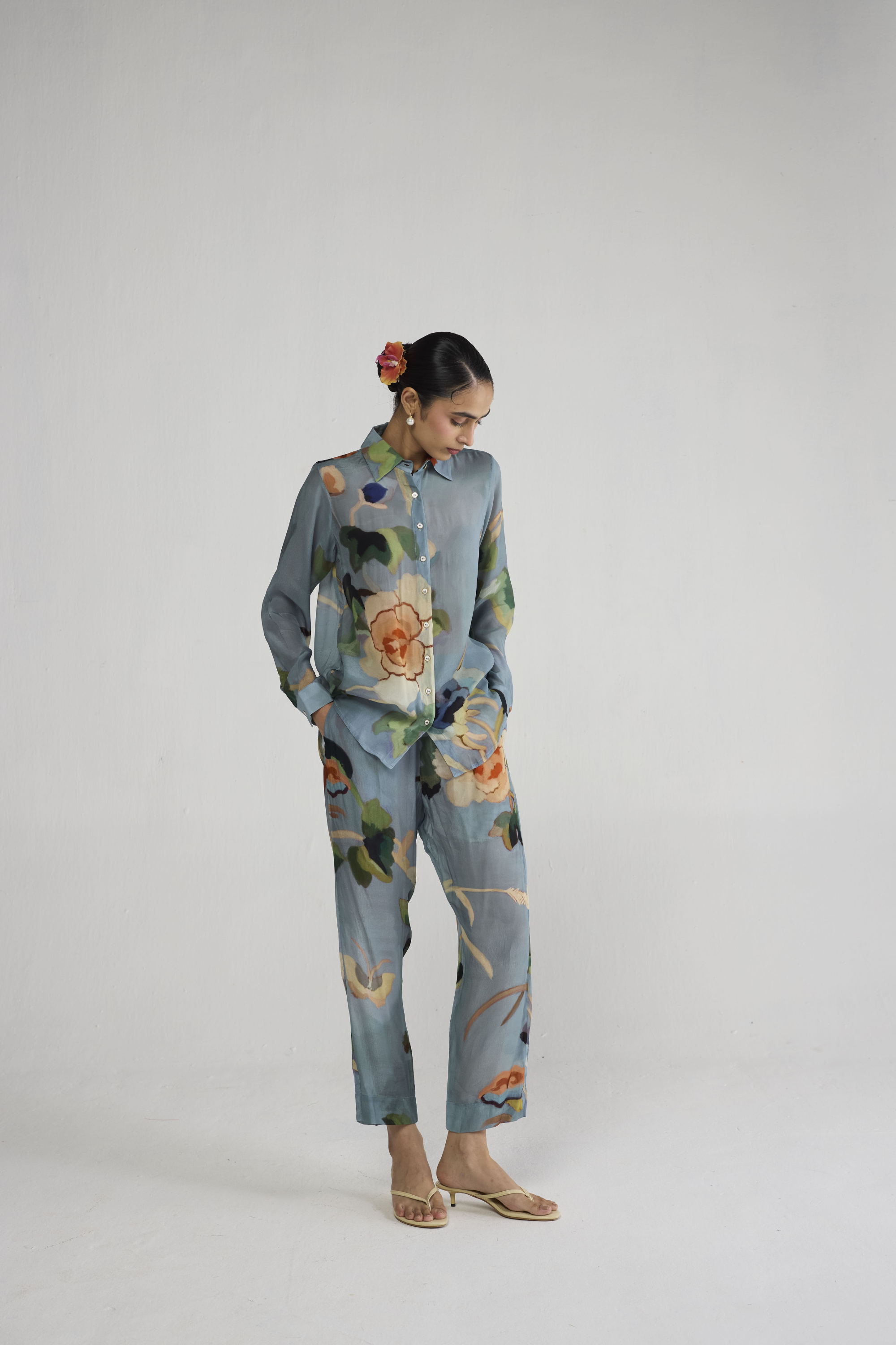 Asagao Crepe Co-ord Set