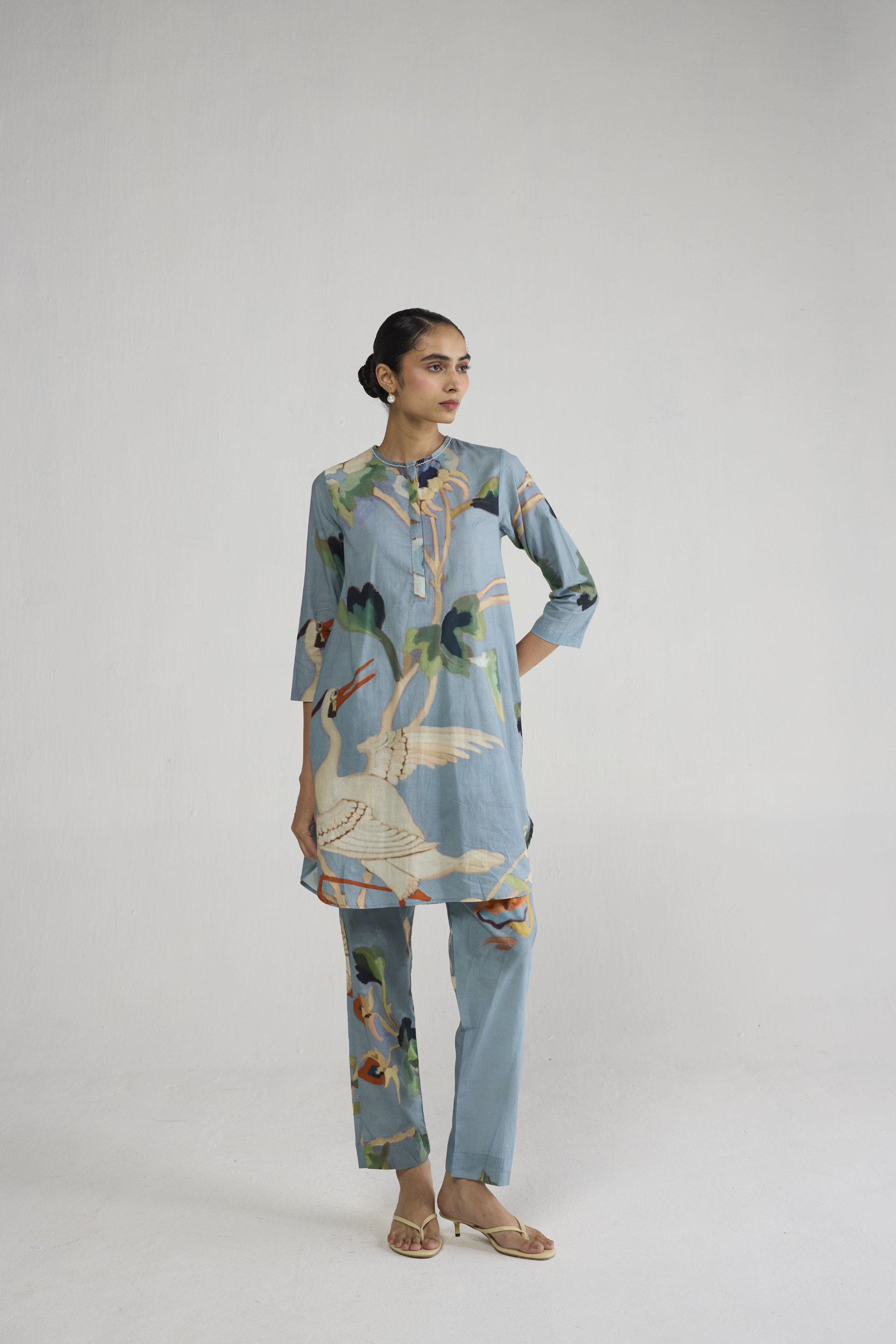 Asagao Short Kurta Set
