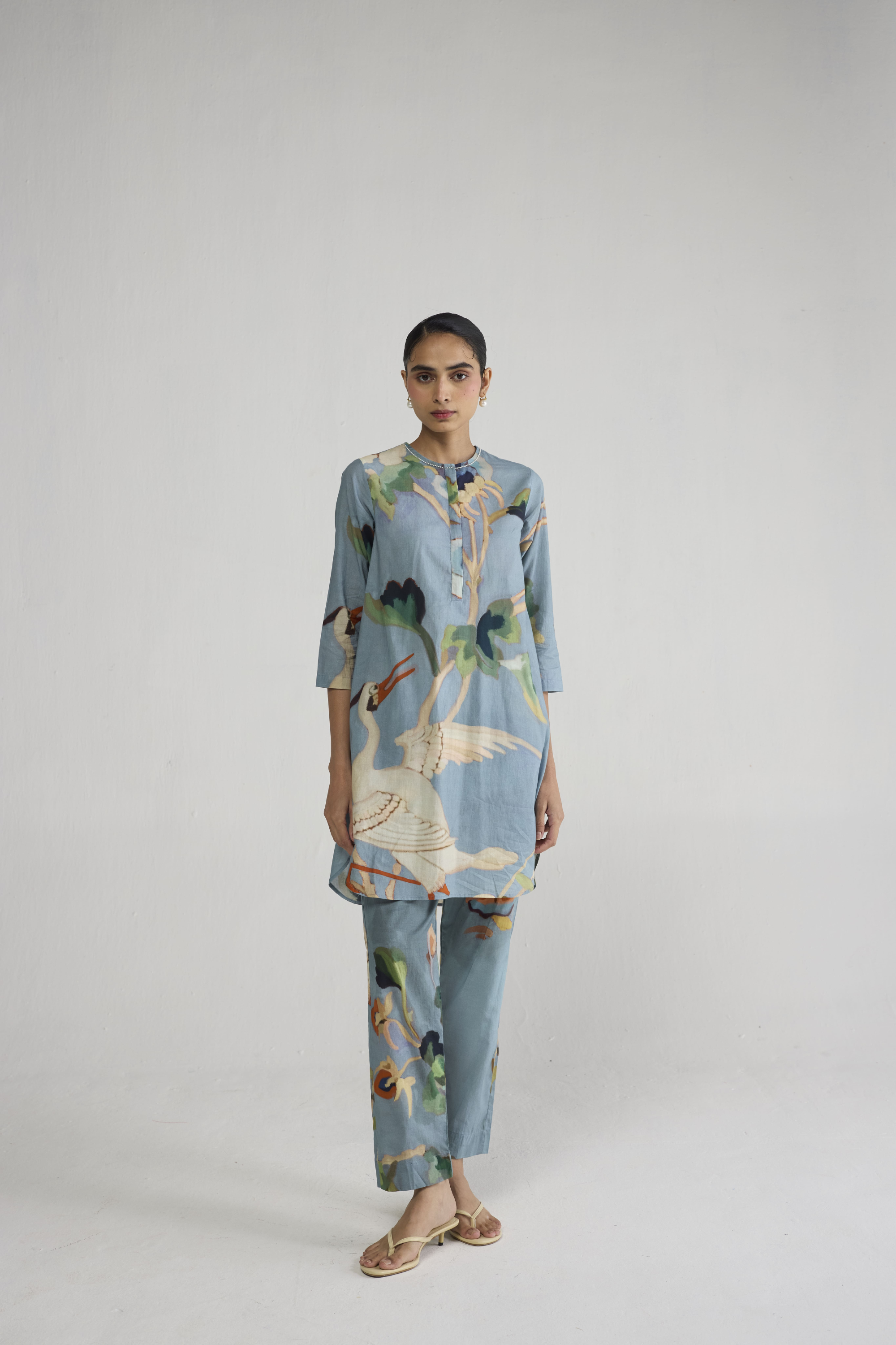 Asagao Short Kurta Set