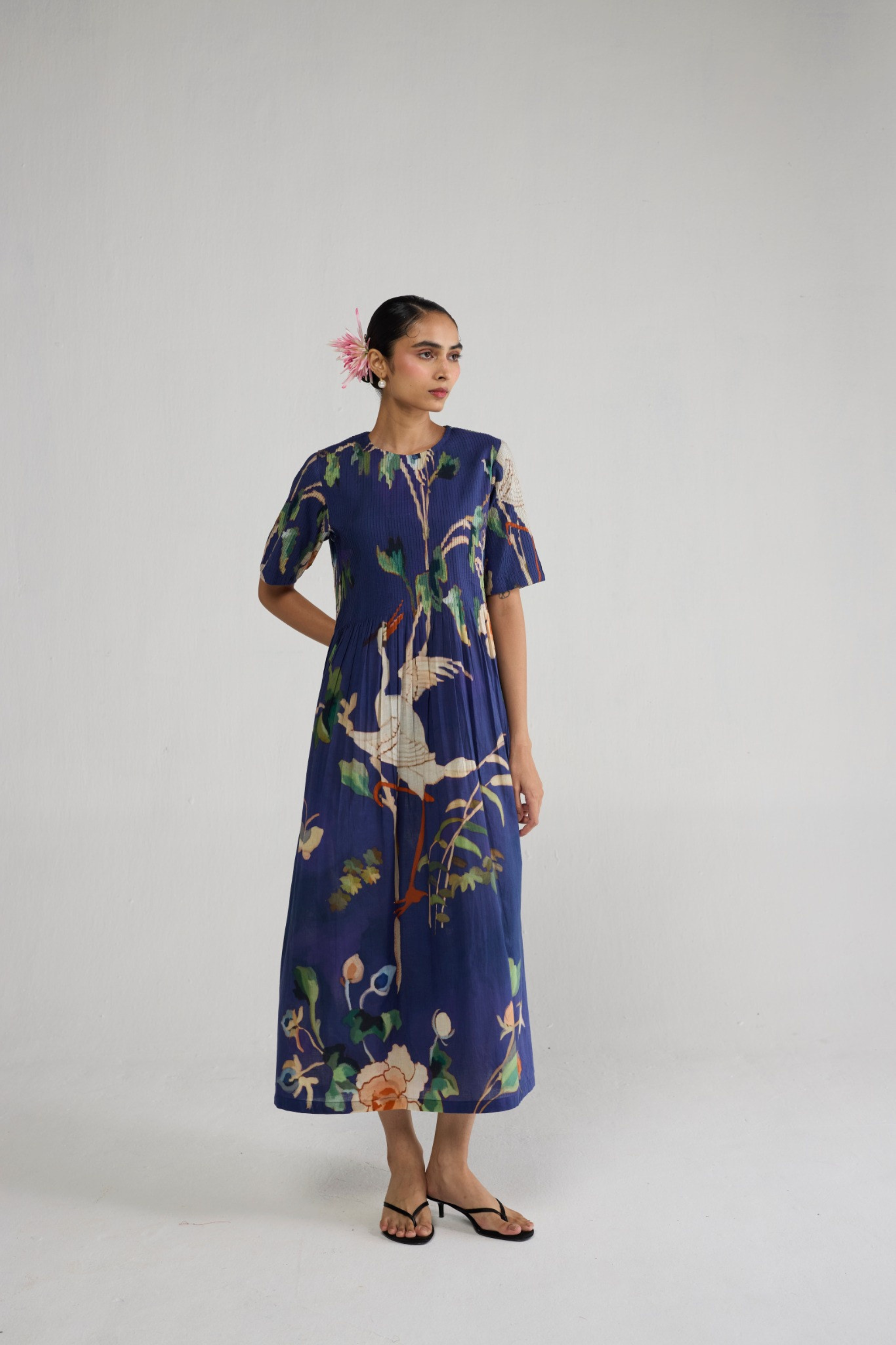 Fuji Pintucks Dress