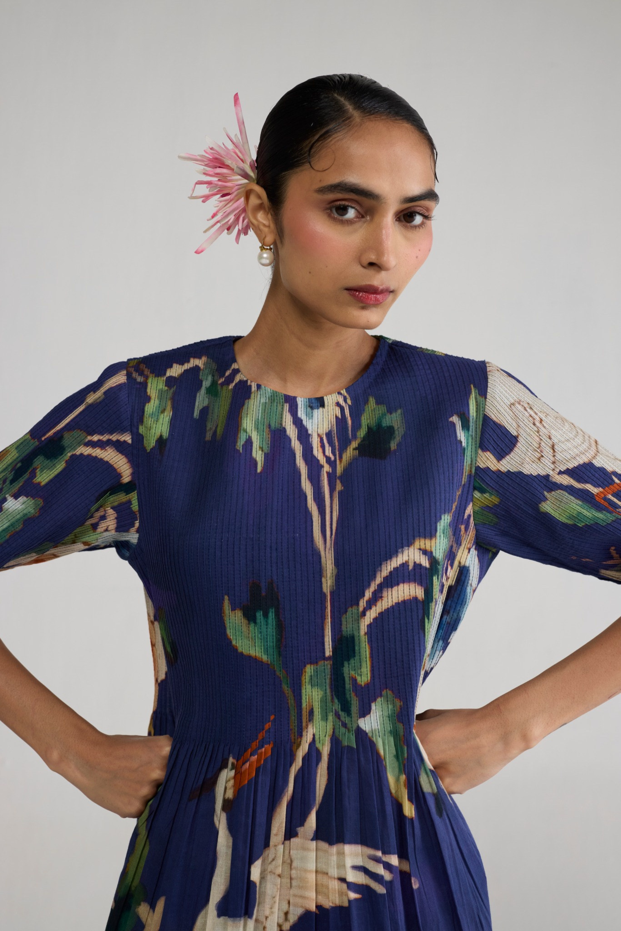 Fuji Pintucks Dress