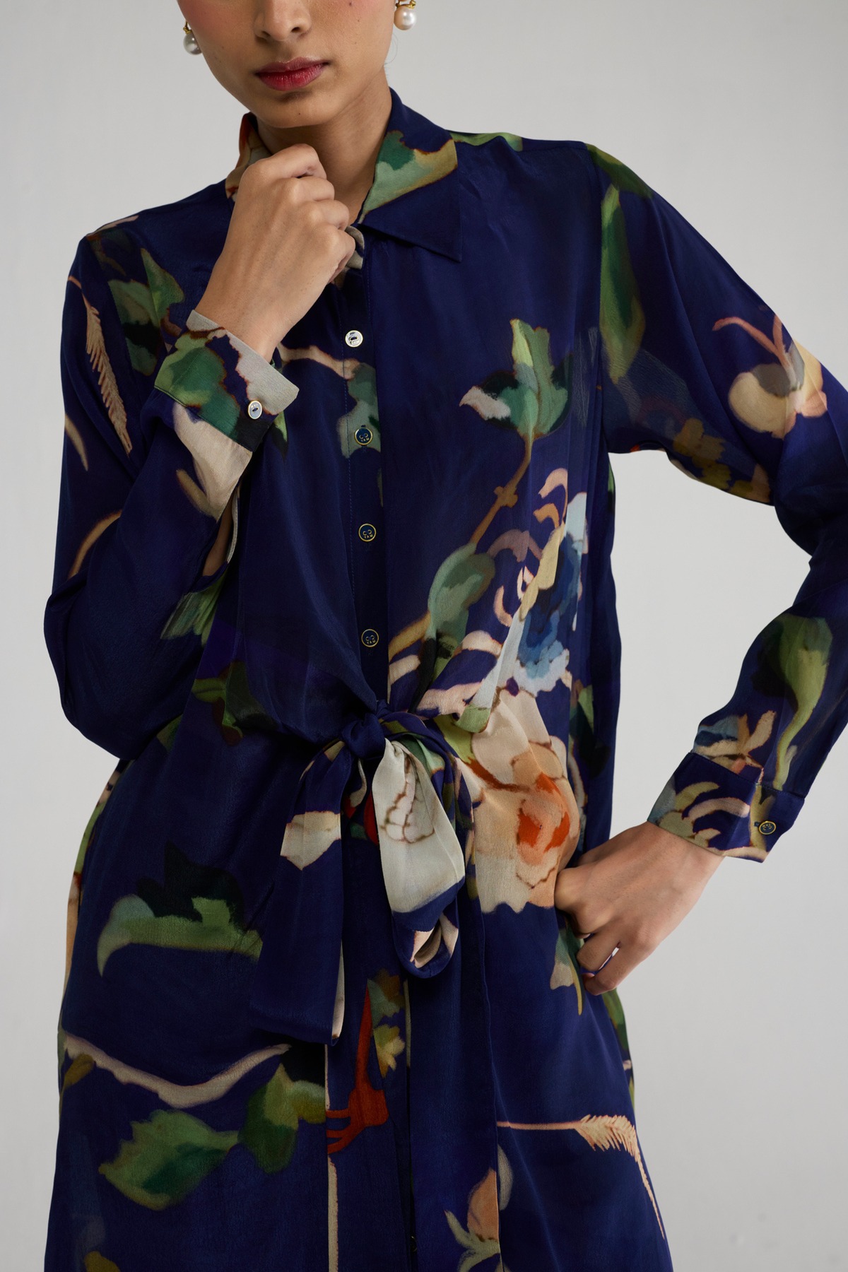 Fuji Wrap Kurta Set